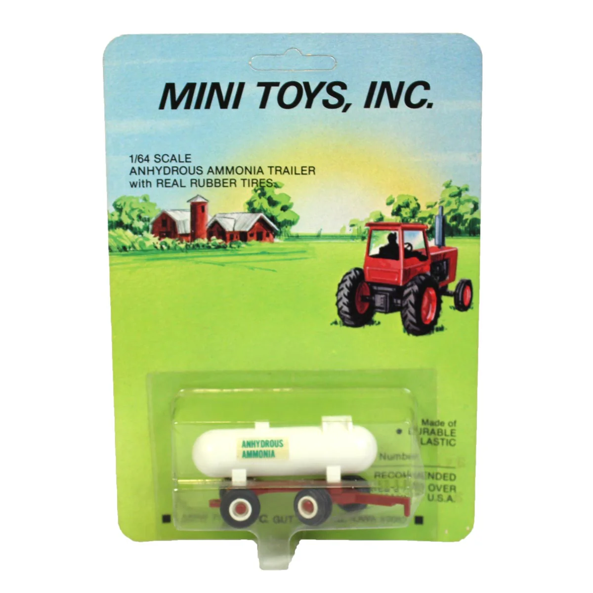 1/64 Anhydrous Ammonia Tank with Hesston Color Chassis by ERTL