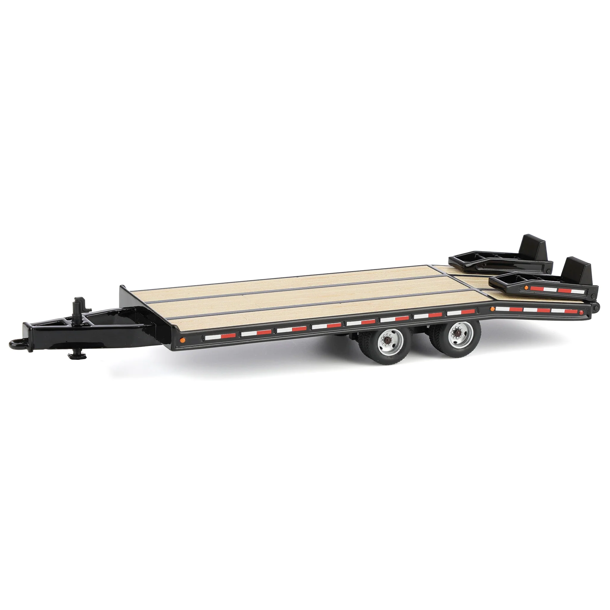 1/64 Beavertail Equipment Trailer (Black with White Rims), DCP by First Gear, Outback Toys Exclusive