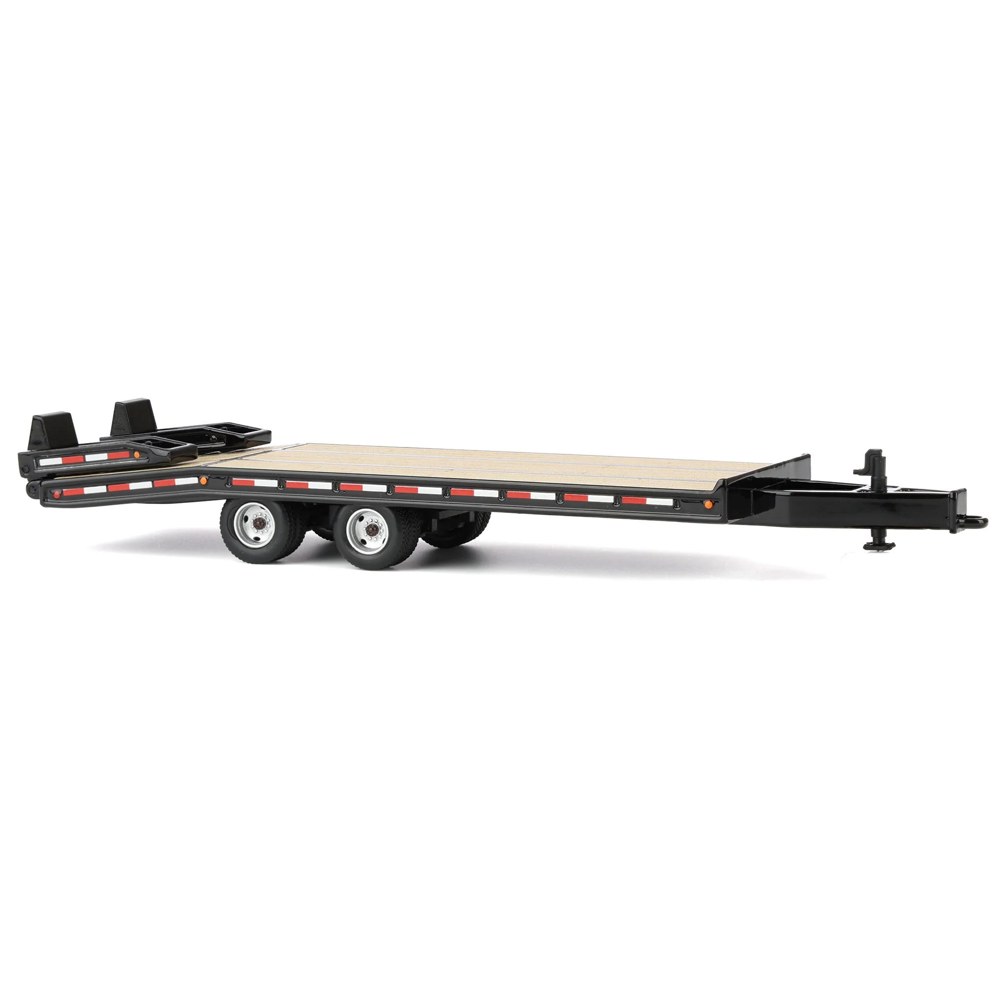 1/64 Beavertail Equipment Trailer (Black with White Rims), DCP by First Gear, Outback Toys Exclusive - Image 2