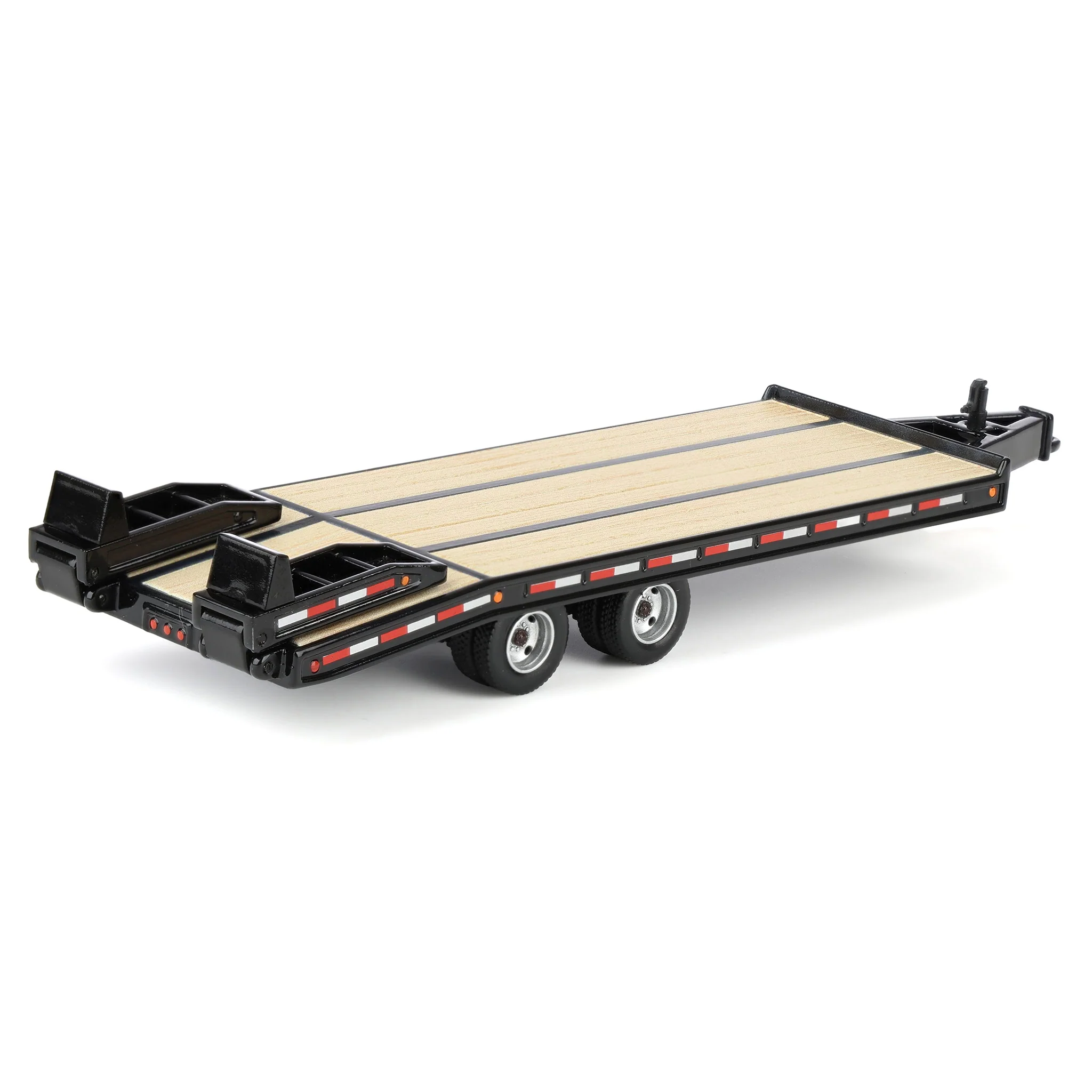 1/64 Beavertail Equipment Trailer (Black with White Rims), DCP by First Gear, Outback Toys Exclusive - Image 3