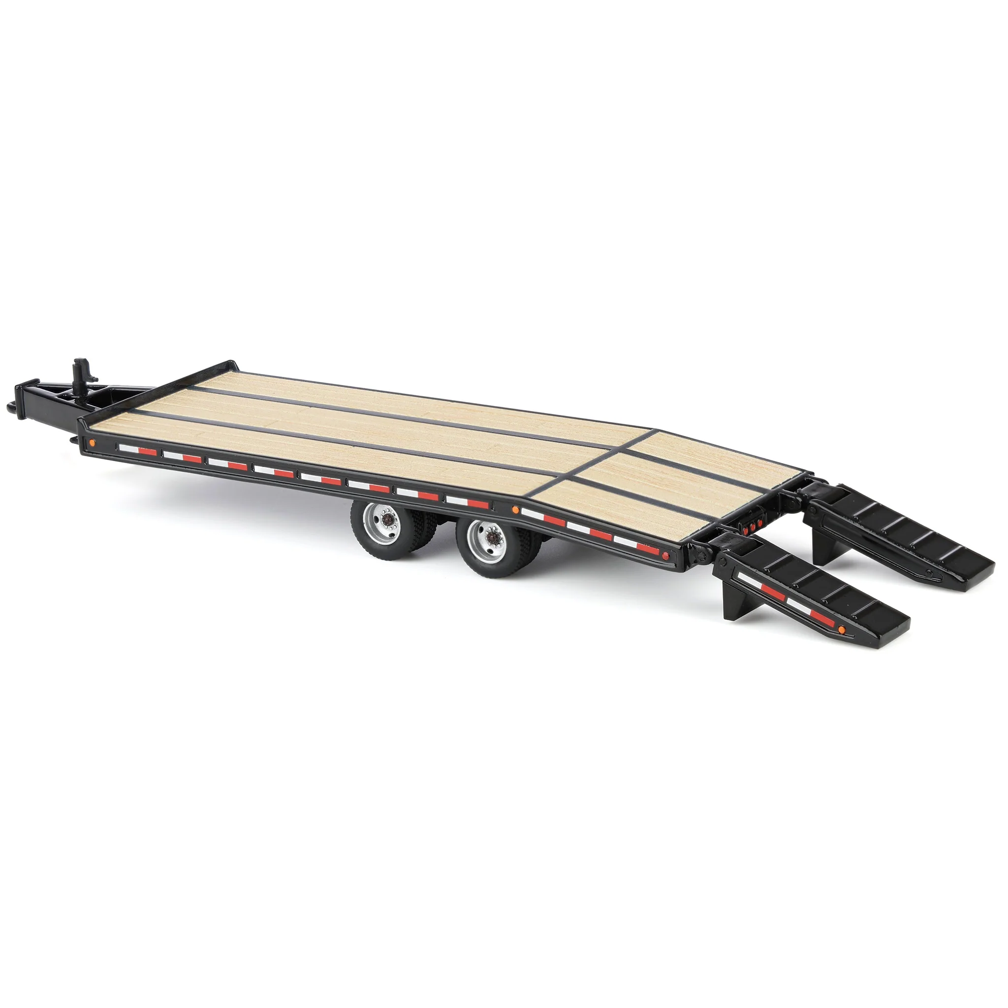 1/64 Beavertail Equipment Trailer (Black with White Rims), DCP by First Gear, Outback Toys Exclusive - Image 4