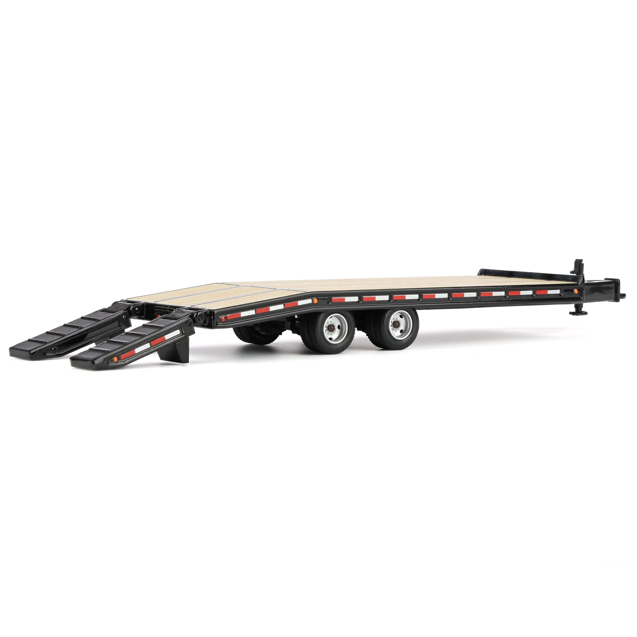 1/64 Beavertail Equipment Trailer (Black with White Rims), DCP by First Gear, Outback Toys Exclusive - Image 6
