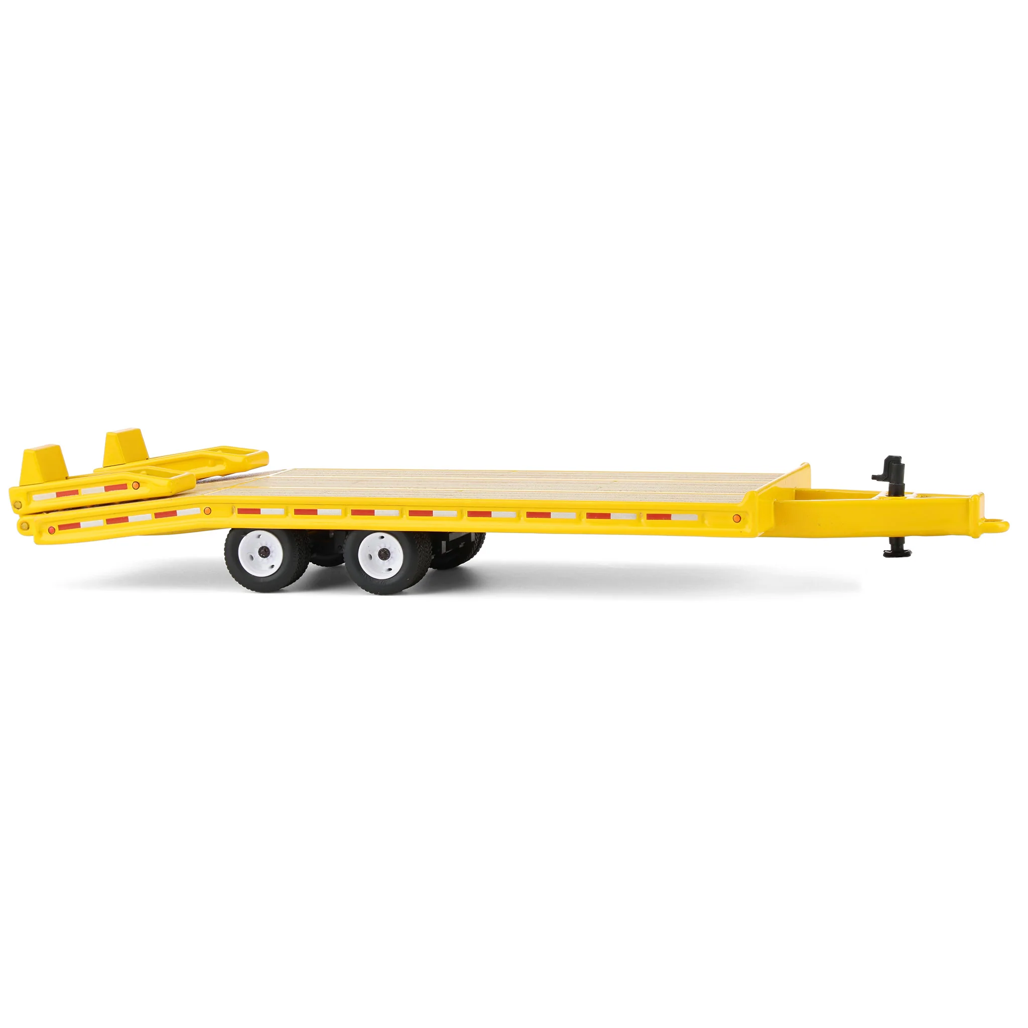 1/64 Beavertail Equipment Trailer (Equipment Yellow with White Rims), DCP by First Gear, Outback Toys Exclusive - Image 2