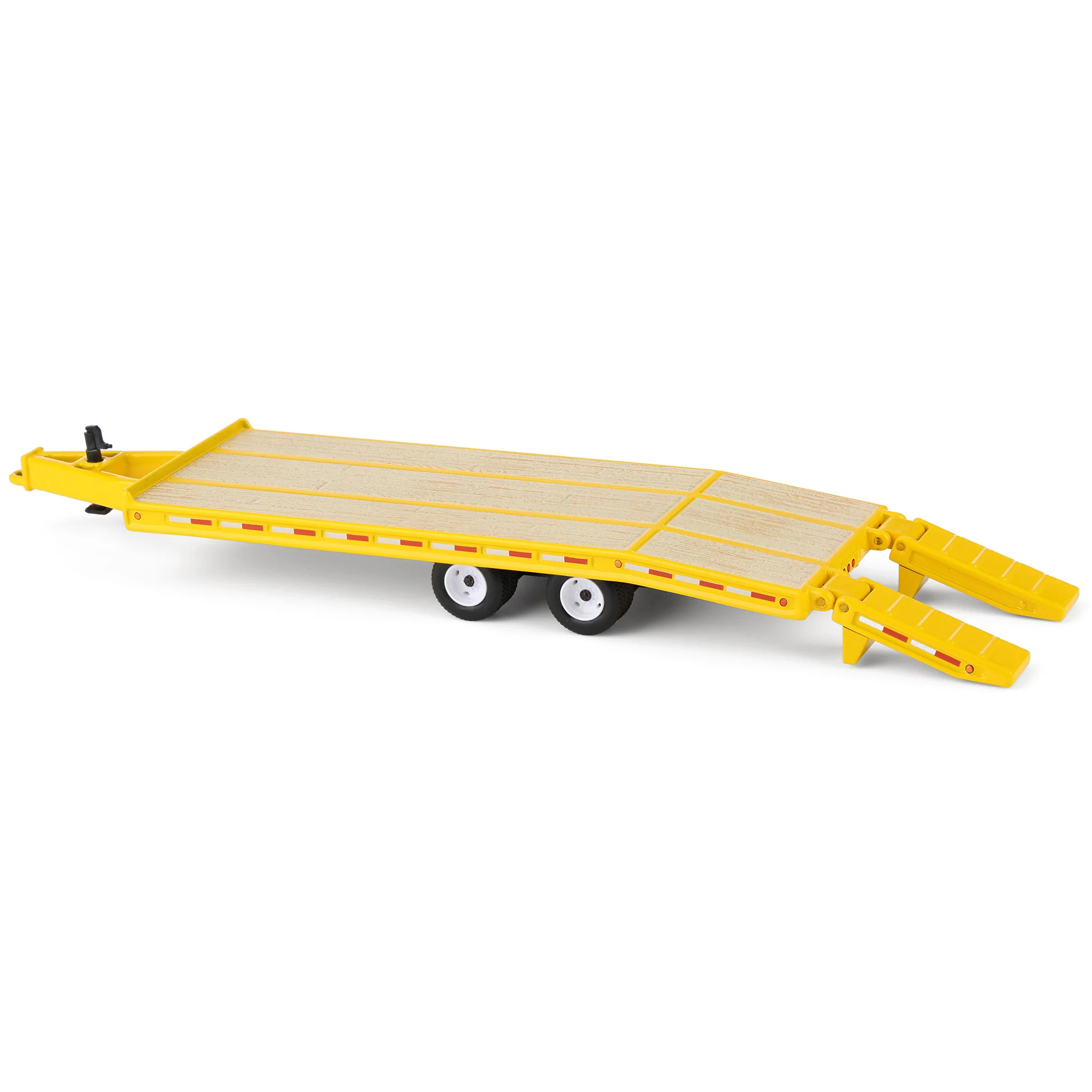 1/64 Beavertail Equipment Trailer (Equipment Yellow with White Rims), DCP by First Gear, Outback Toys Exclusive - Image 4