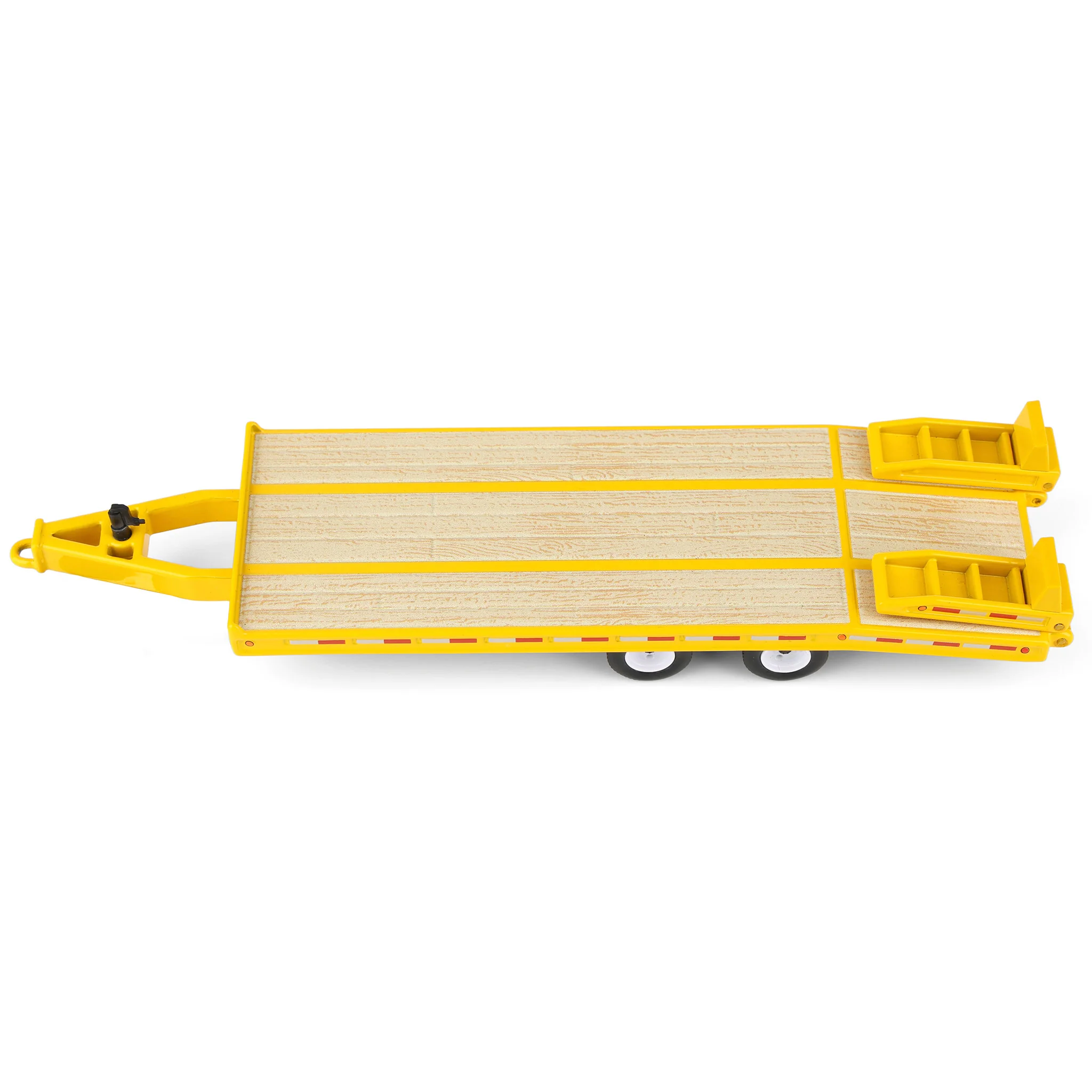 1/64 Beavertail Equipment Trailer (Equipment Yellow with White Rims), DCP by First Gear, Outback Toys Exclusive - Image 5