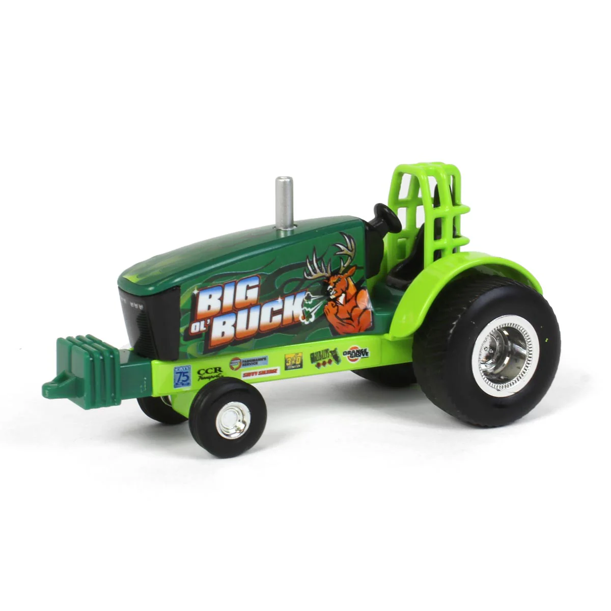 1/64 Big Ol Buck Green Pulling Tractor by ERTL