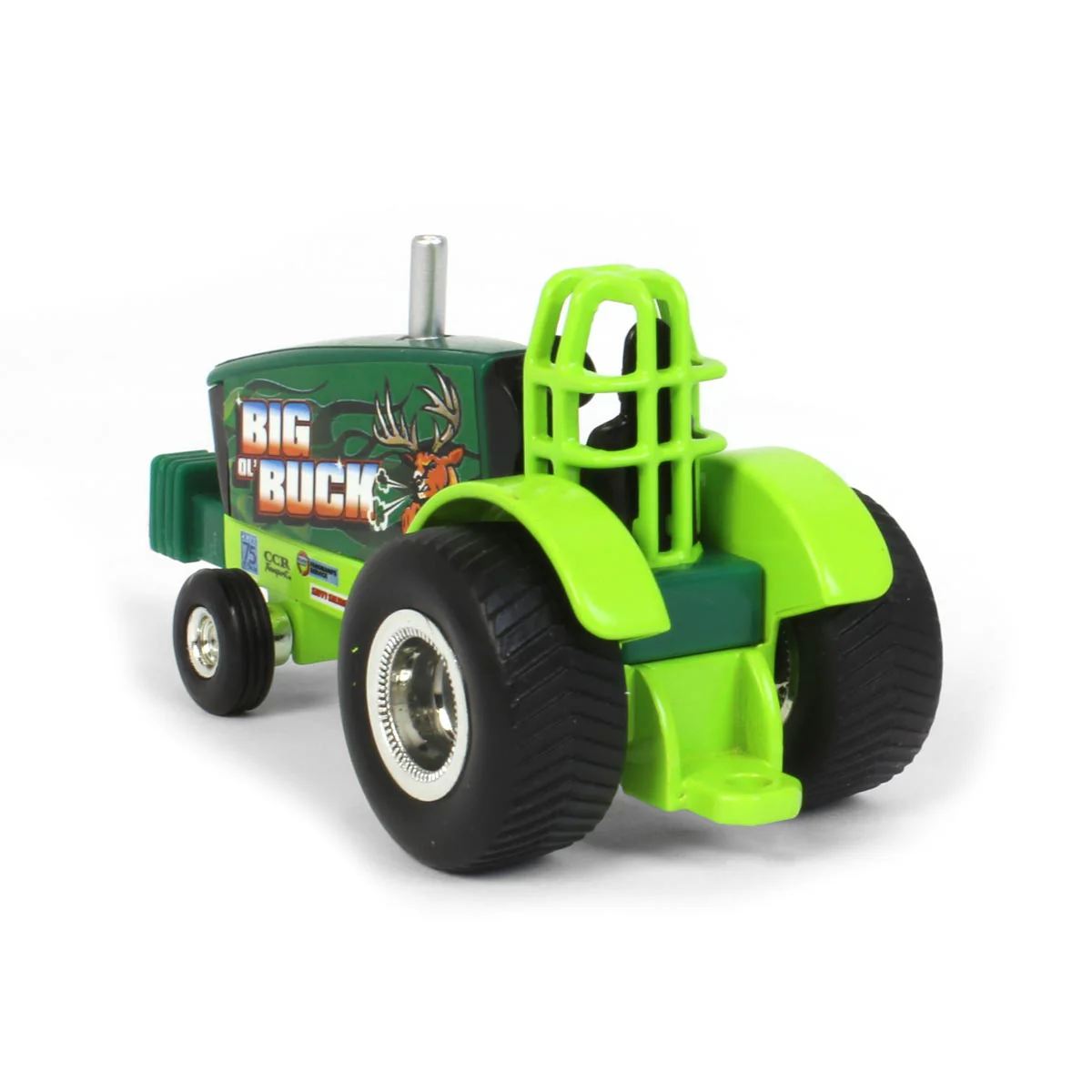 1/64 Big Ol Buck Green Pulling Tractor by ERTL - Image 4