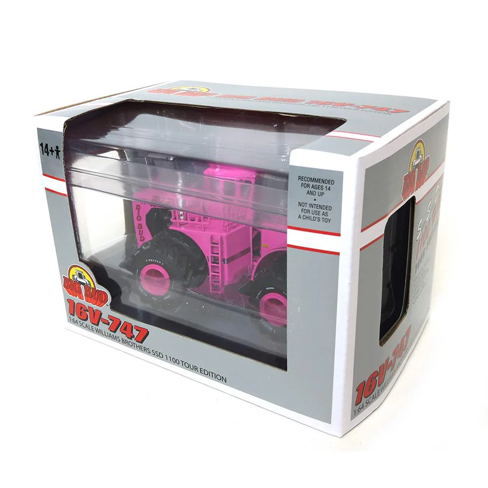 Pink Chase Unit ~ 1/64 Big Bud 747 Silver Series 1100 HP Tractor - Image 6