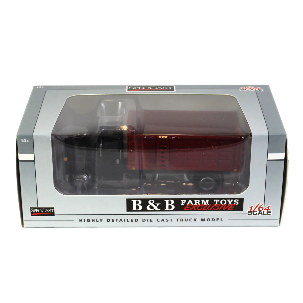 1/64 1982 International S1954 Grain Truck with Black Cab by SpecCast - Image 5