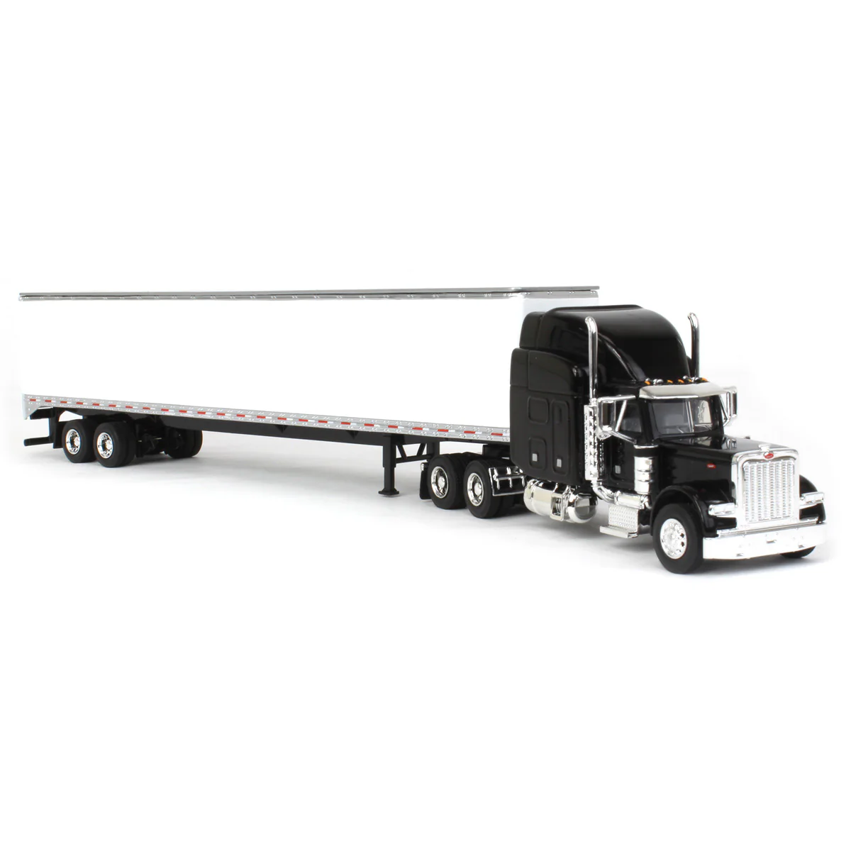1/64 Black Peterbilt 379 Semi Truck with 53ft Trailer by SpecCast - Image 2