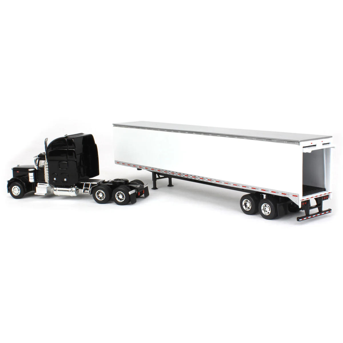 1/64 Black Peterbilt 379 Semi Truck with 53ft Trailer by SpecCast - Image 4