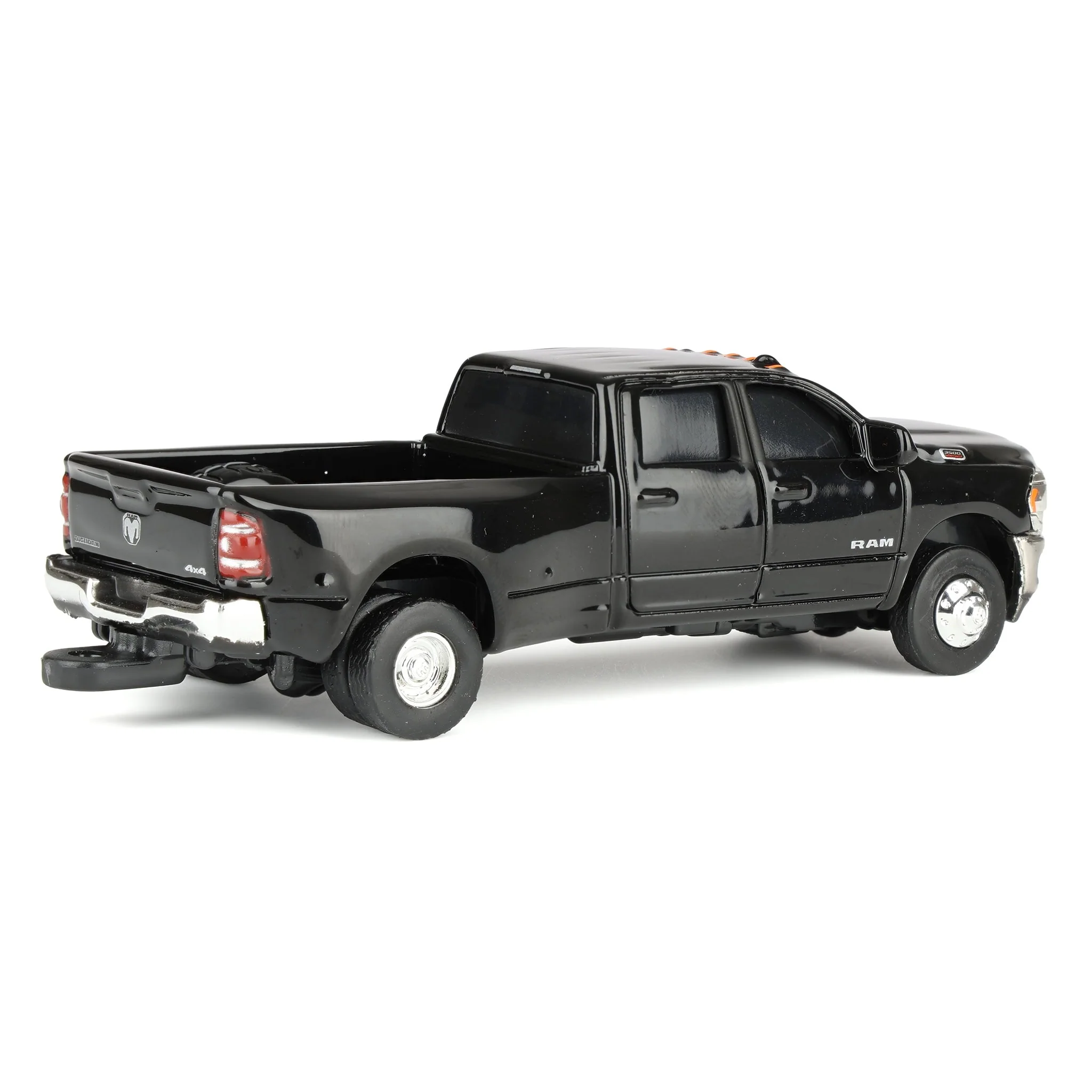 1/64 Black RAM 3500 Dually Pickup Truck, ERTL Collect N Play - Image 3
