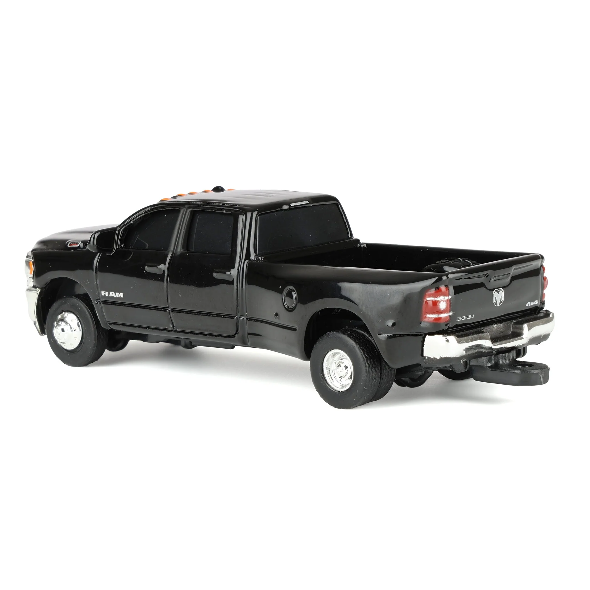 1/64 Black RAM 3500 Dually Pickup Truck, ERTL Collect N Play - Image 4