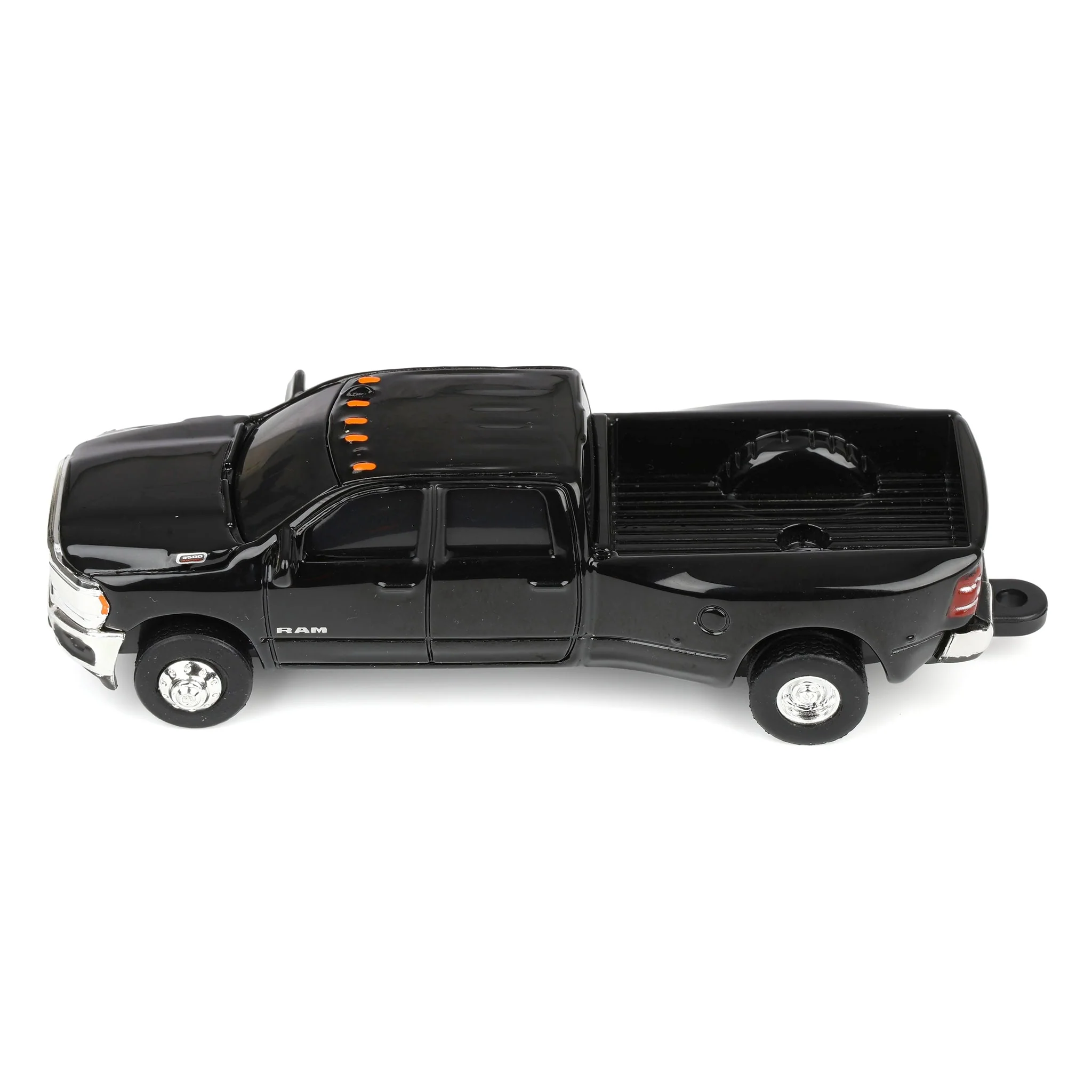 1/64 Black RAM 3500 Dually Pickup Truck, ERTL Collect N Play - Image 5