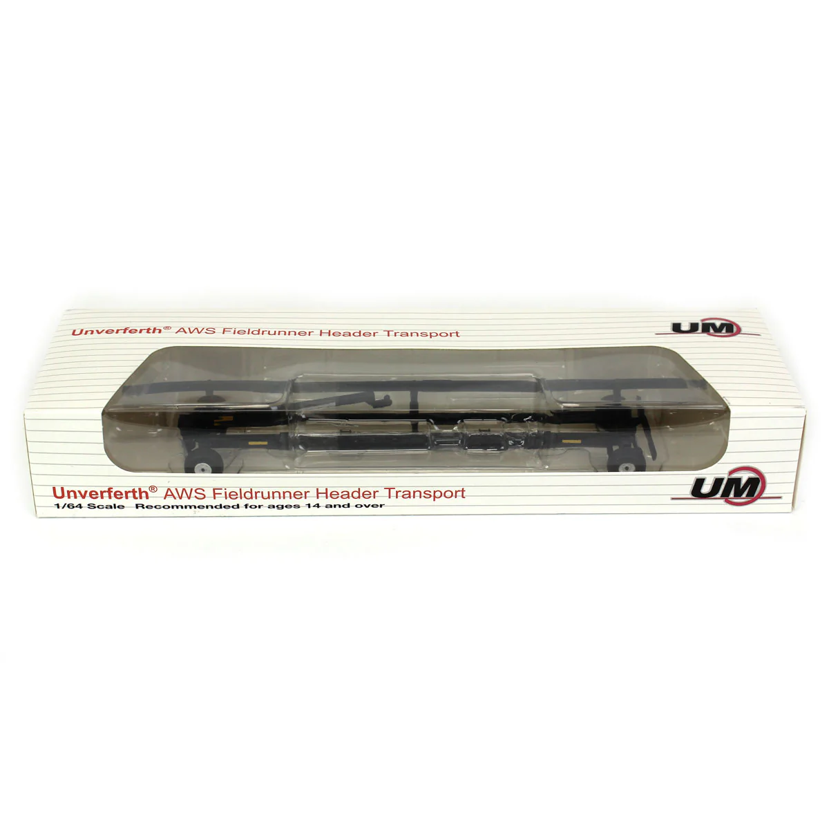 1/64 Unverferth AWS Fieldrunner Header Trailer by SpecCast, Black - Image 5