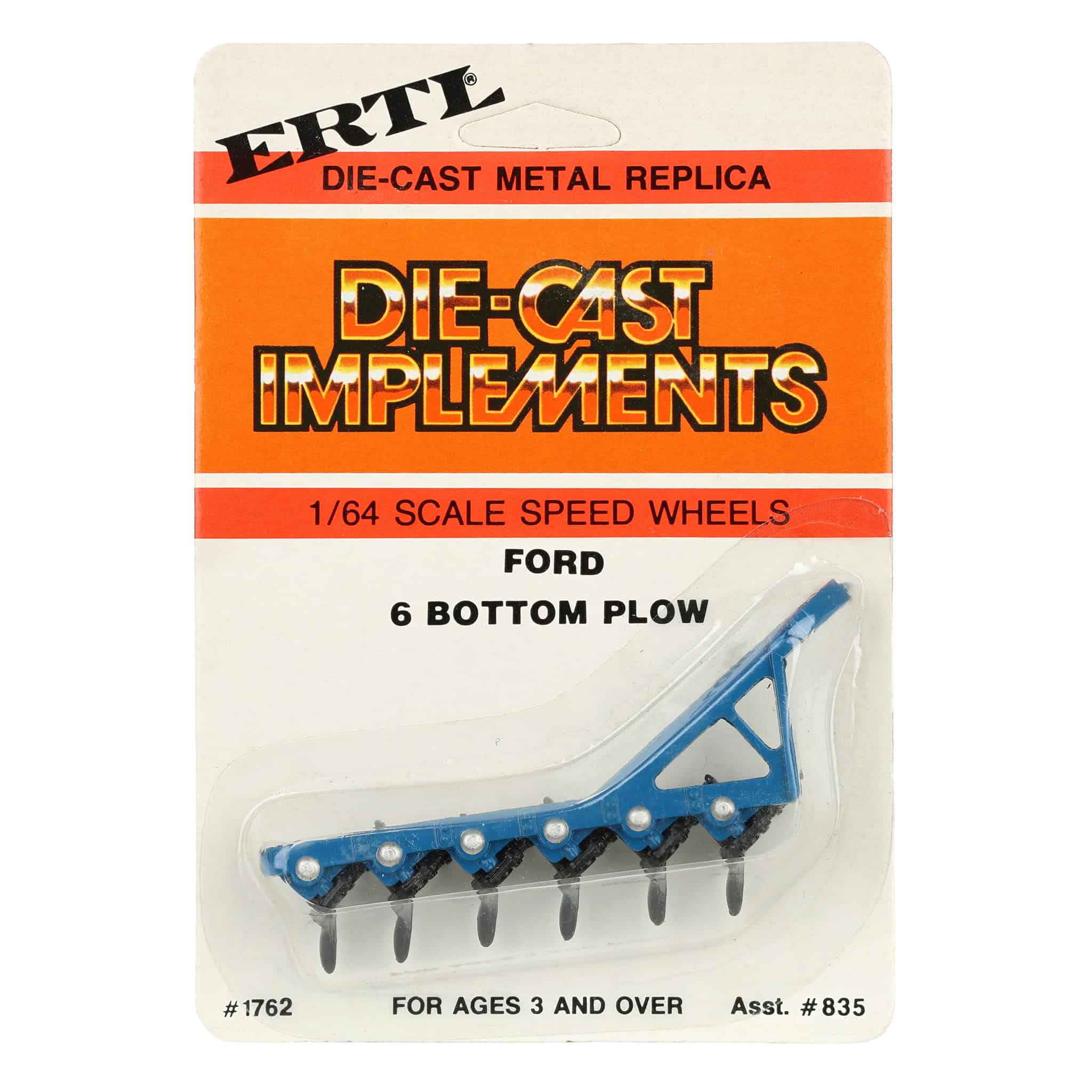 1/64 Ford 6 Bottom Plow by ERTL - Image 5