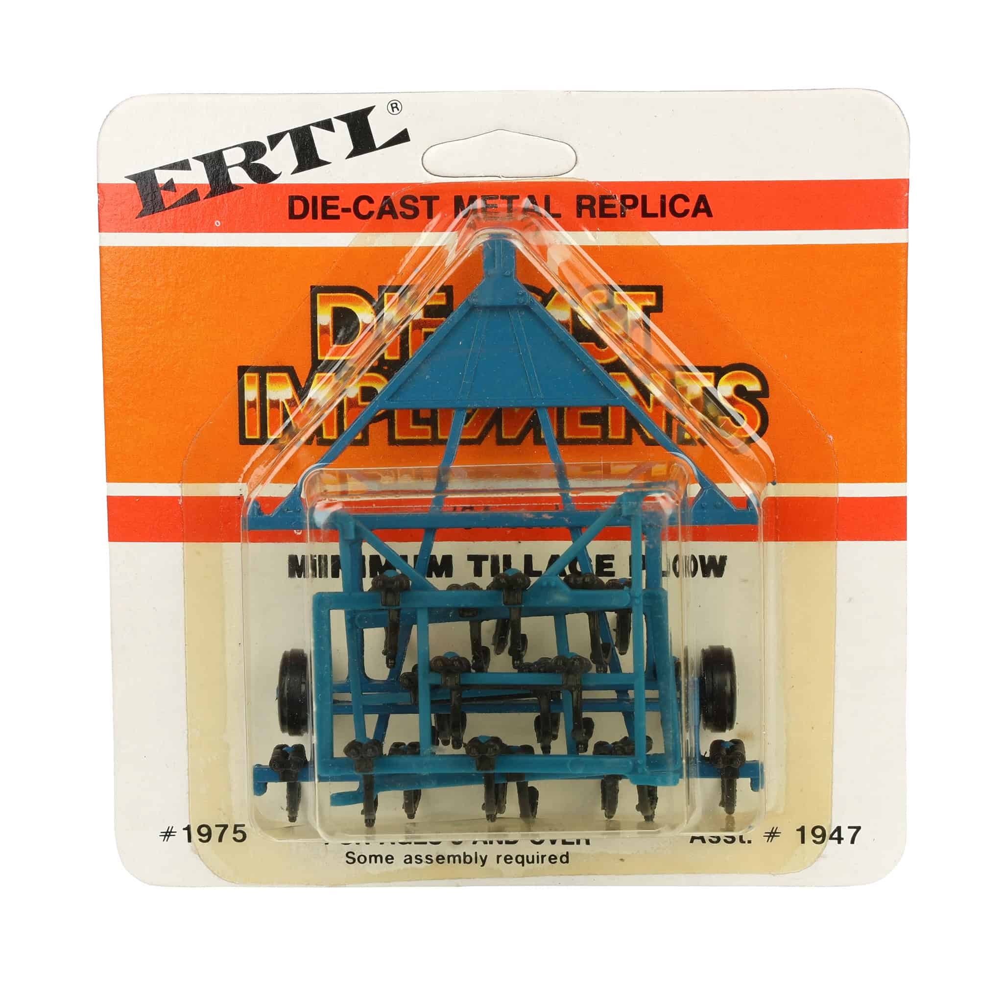 1/64 Blue Minimum Tillage Plow by ERTL - Image 5