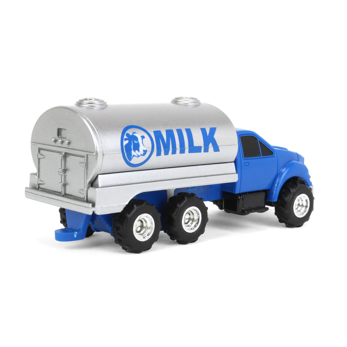 1/64 Blue Tandem Milk Tank Truck, ERTL Collect N Play - Image 3
