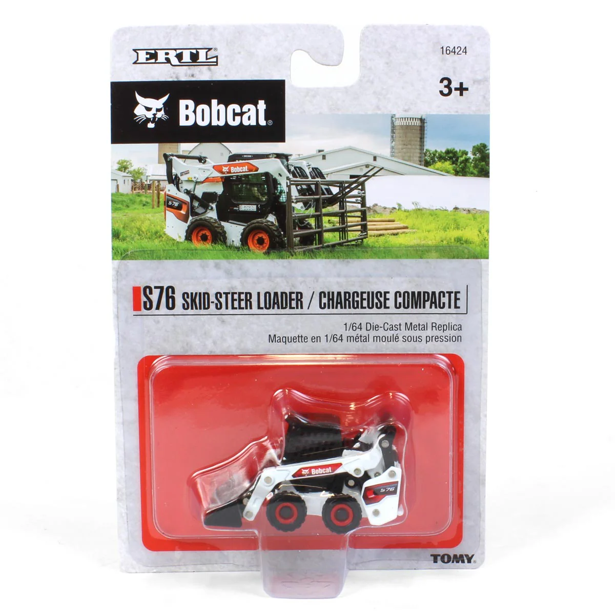1/64 Bobcat S76 Skid Steer by ERTL - Image 6