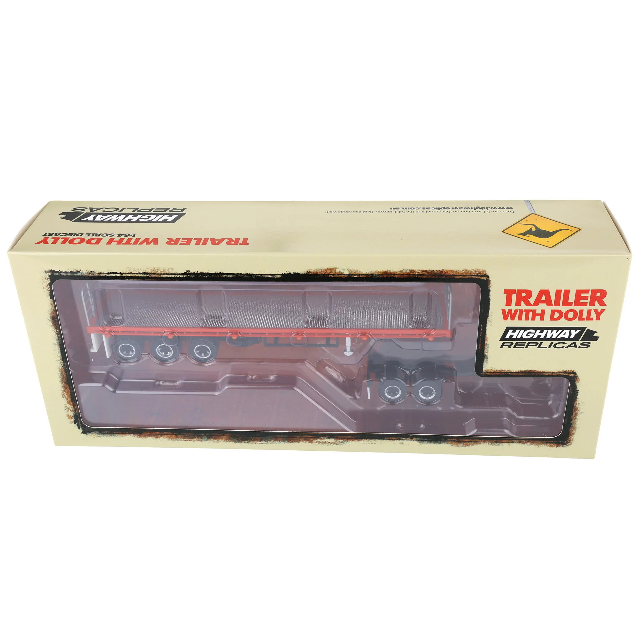 1/64 Brambles Manford Flatbed Trailer and Dolly by Highway Replicas - Image 2