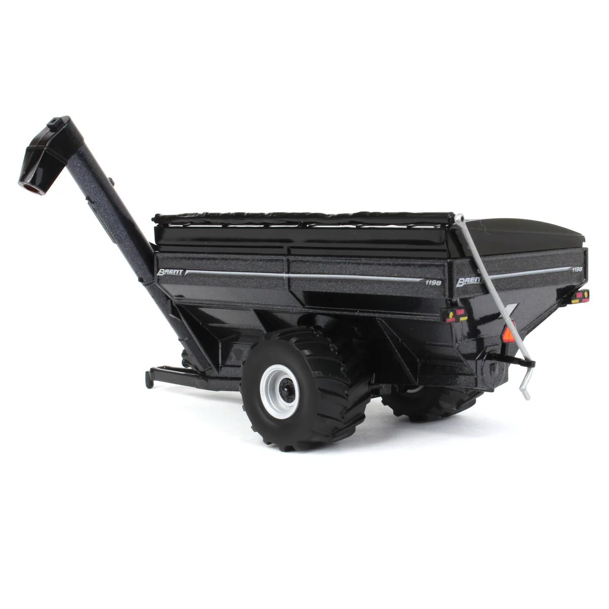 1/64 Brent 1198 Avalanche Grain Cart with Flotation Tires by SpecCast, Metallic Black - Image 4