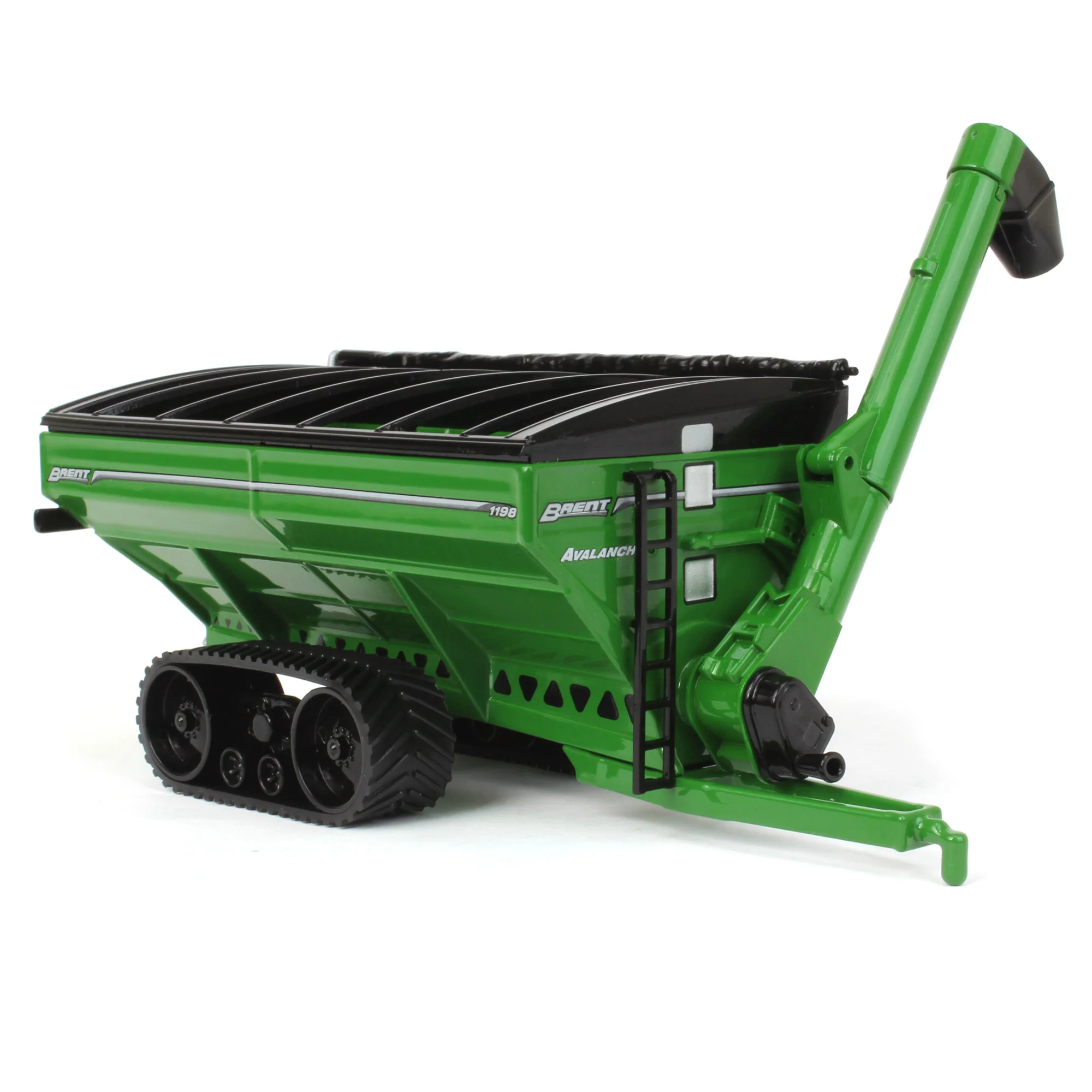 1/64 Brent 1198 Avalanche Grain Cart with Tracks, Green - Image 2