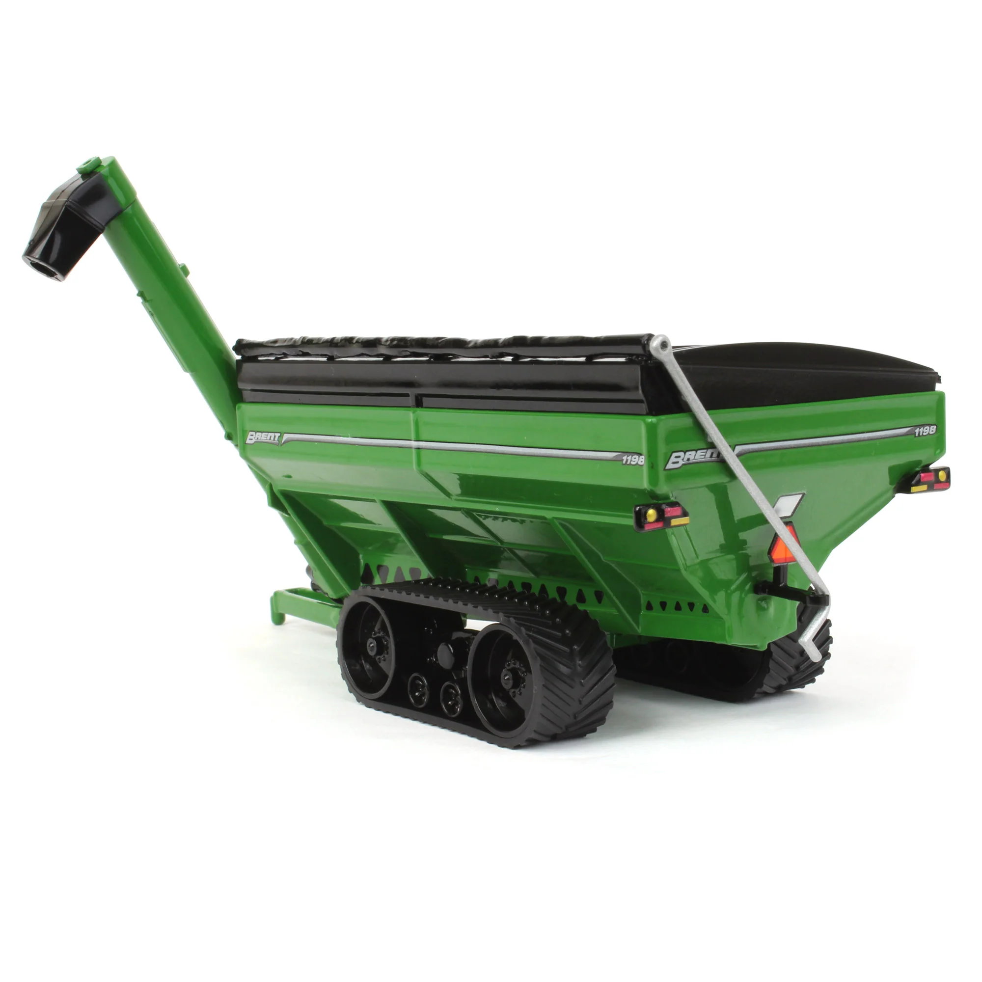 1/64 Brent 1198 Avalanche Grain Cart with Tracks, Green - Image 4