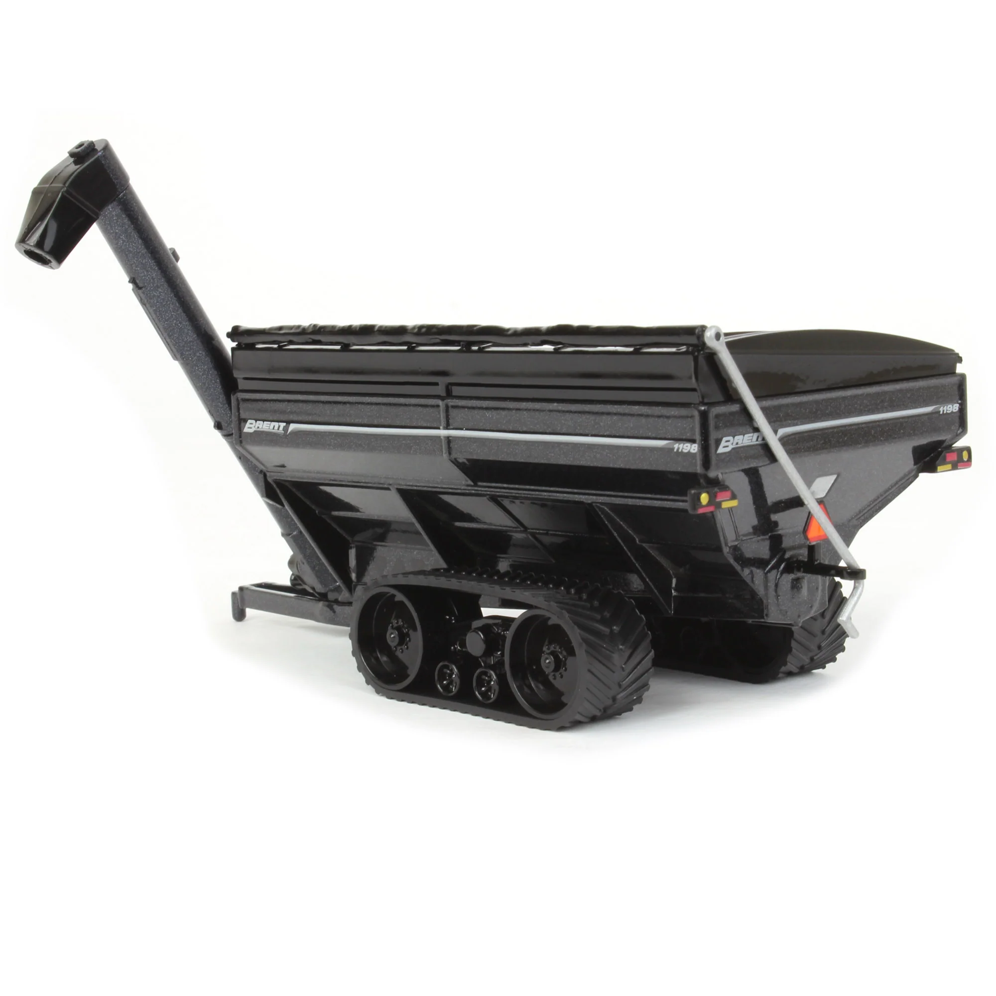 1/64 Brent 1198 Avalanche Grain Cart with Tracks by SpecCast, Metallic Black - Image 4