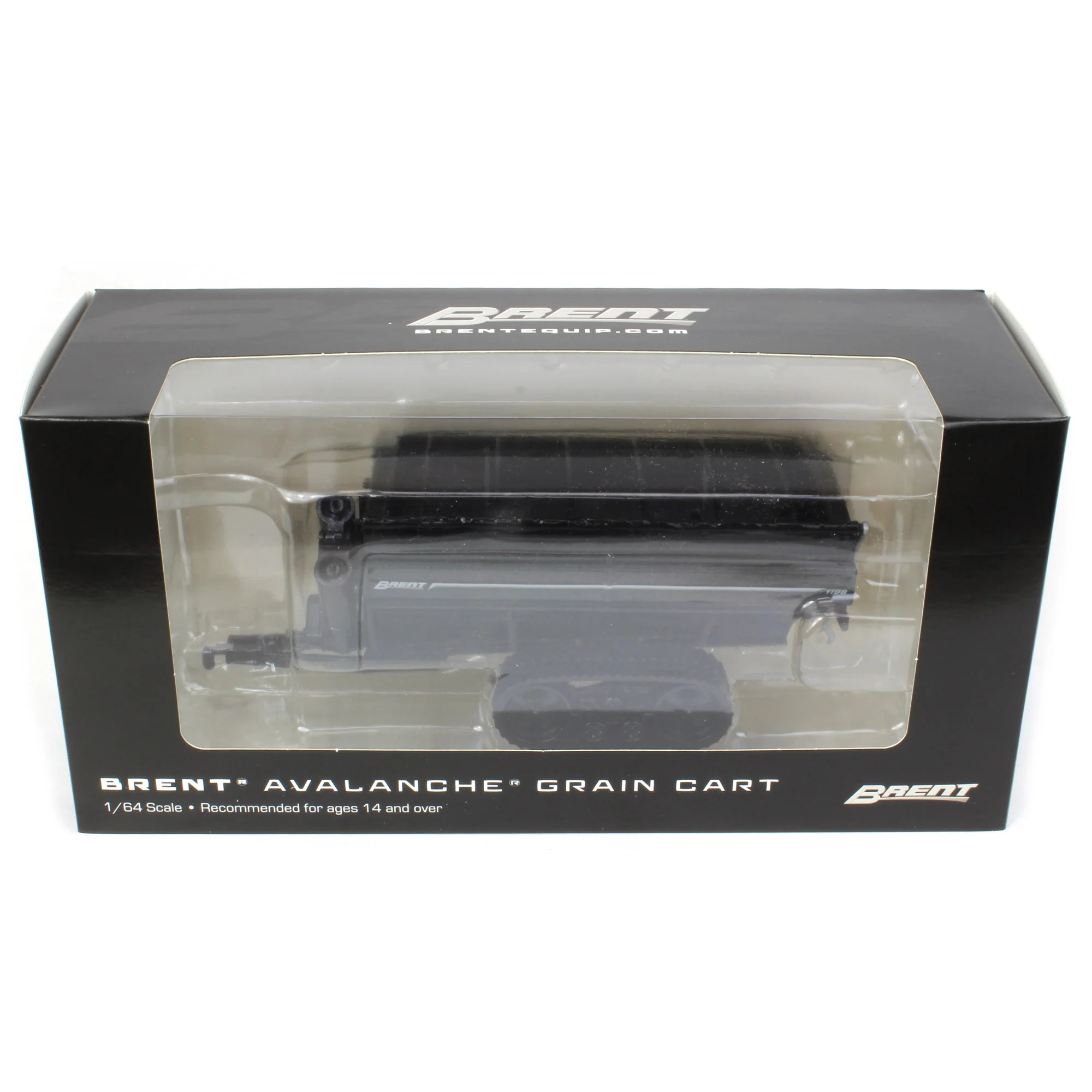 1/64 Brent 1198 Avalanche Grain Cart with Tracks by SpecCast, Metallic Black - Image 6