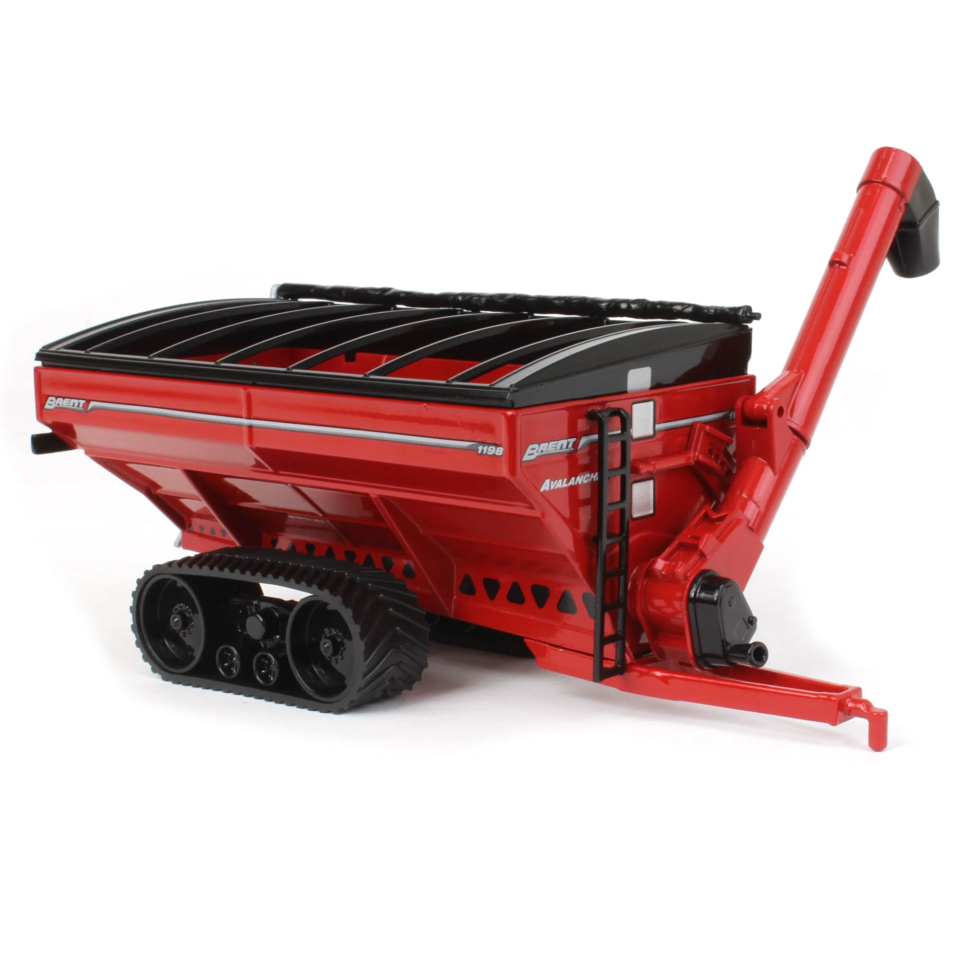 1/64 Brent 1198 Avalanche Grain Cart with Tracks by SpecCast, Red - Image 2