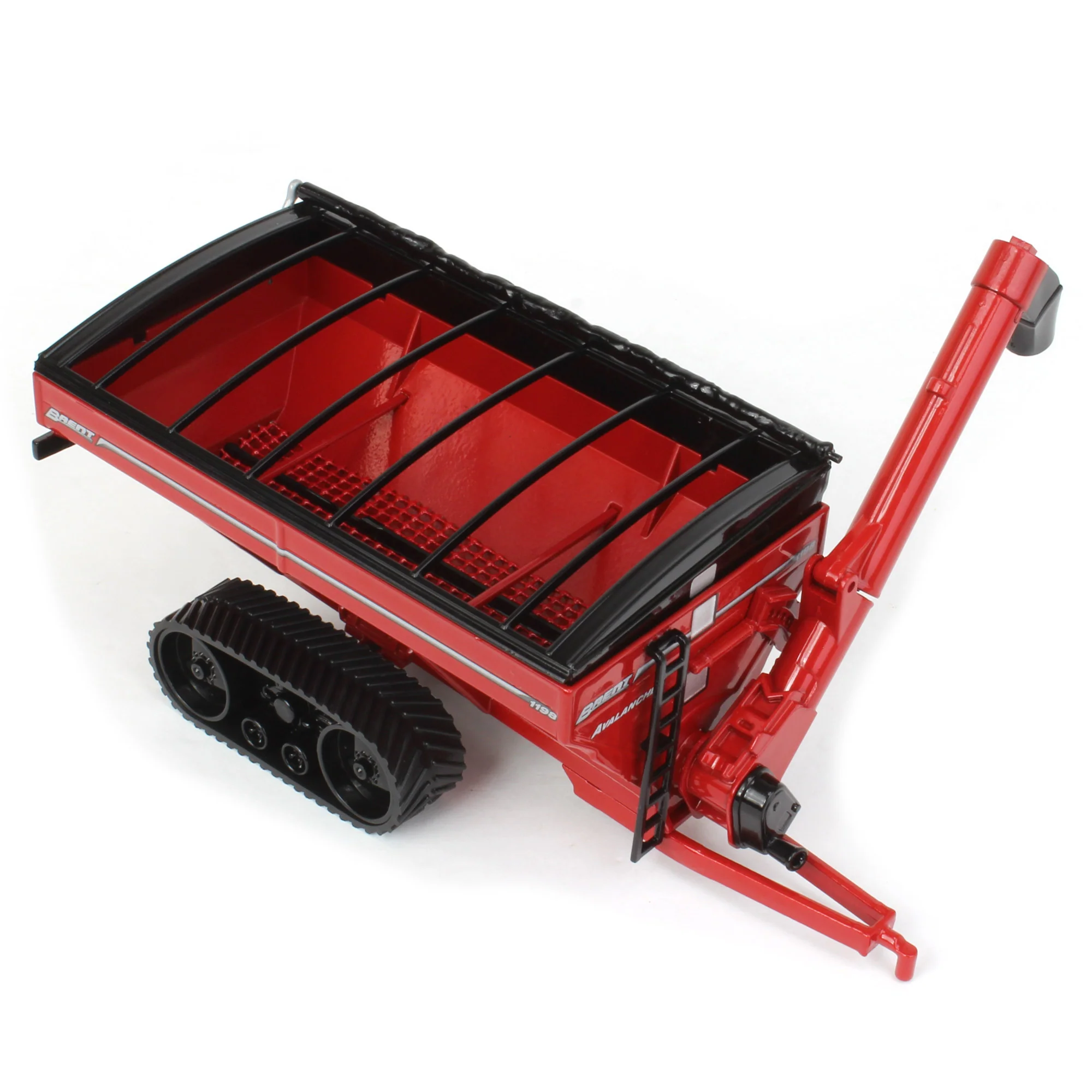 1/64 Brent 1198 Avalanche Grain Cart with Tracks by SpecCast, Red - Image 5