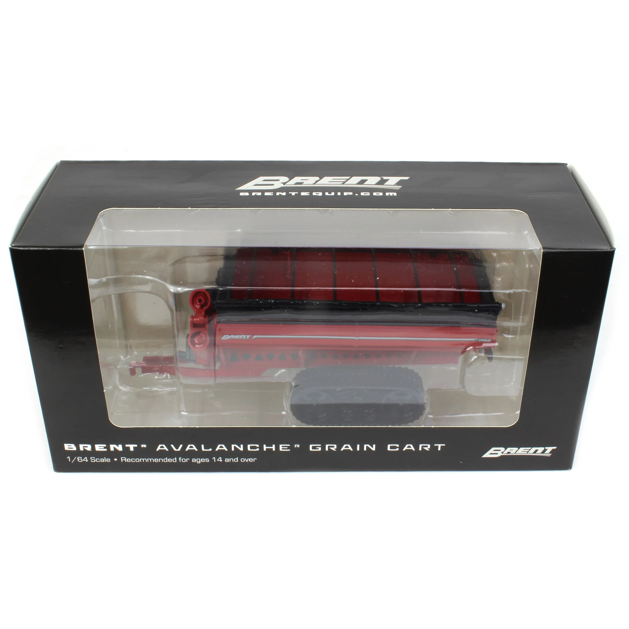 1/64 Brent 1198 Avalanche Grain Cart with Tracks by SpecCast, Red - Image 6