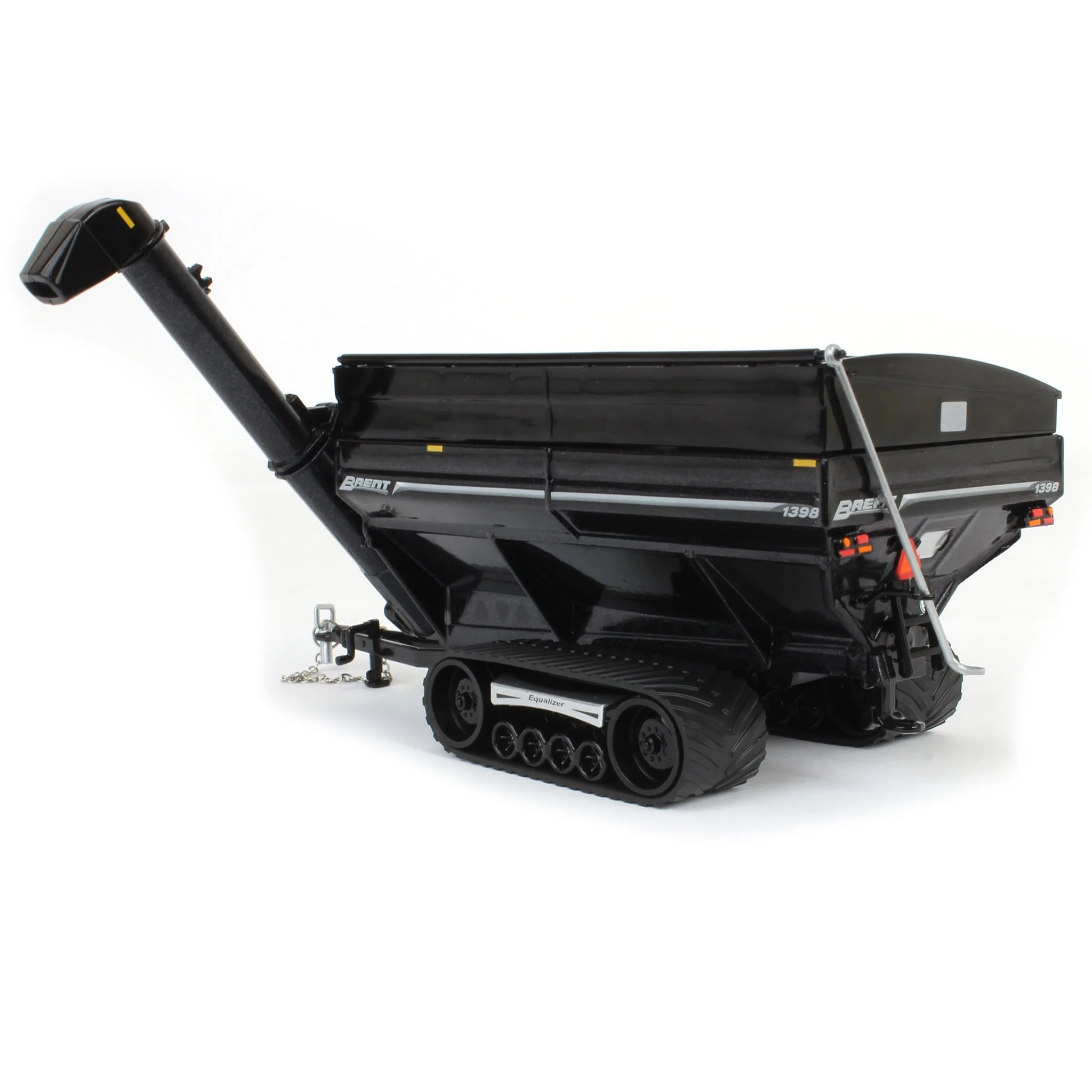 1/64 Brent 1398 Grain Cart with Equalizer Tracks, Metallic Black - Image 4