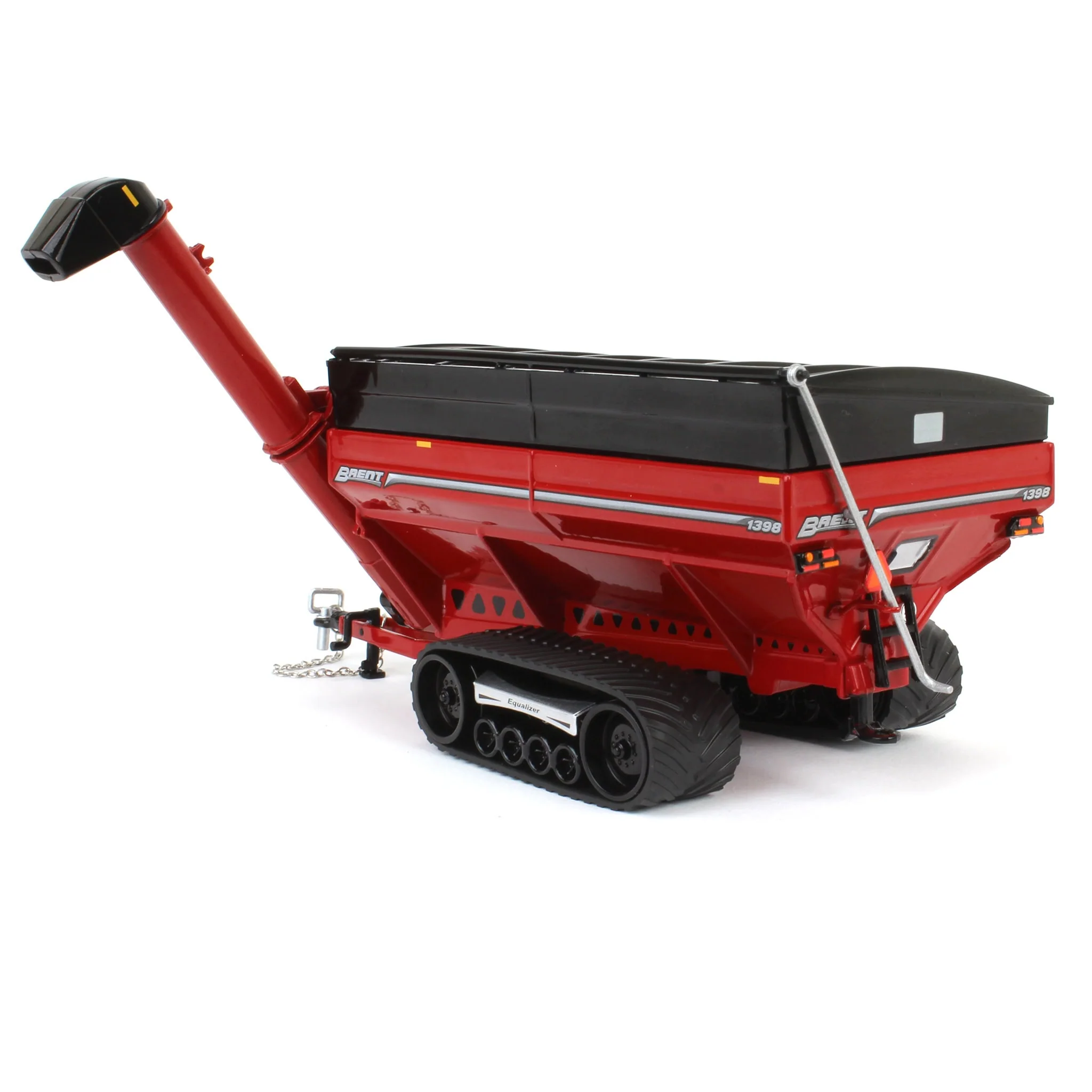 1/64 Brent 1398 Grain Cart with Equalizer Tracks by SpecCast, Red - Image 4