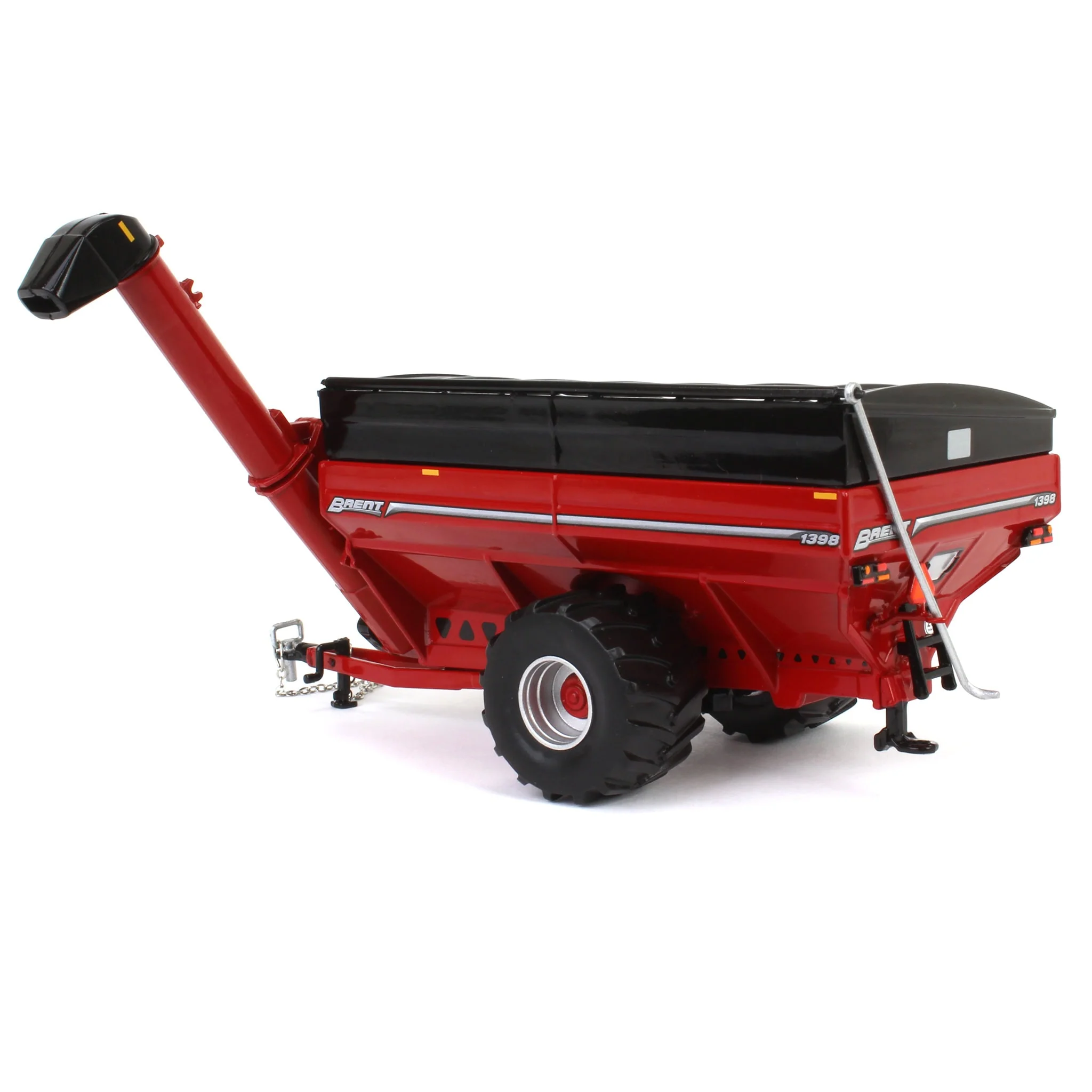 1/64 Brent 1398 Grain Cart with Flotation Tires by SpecCast, Red - Image 4