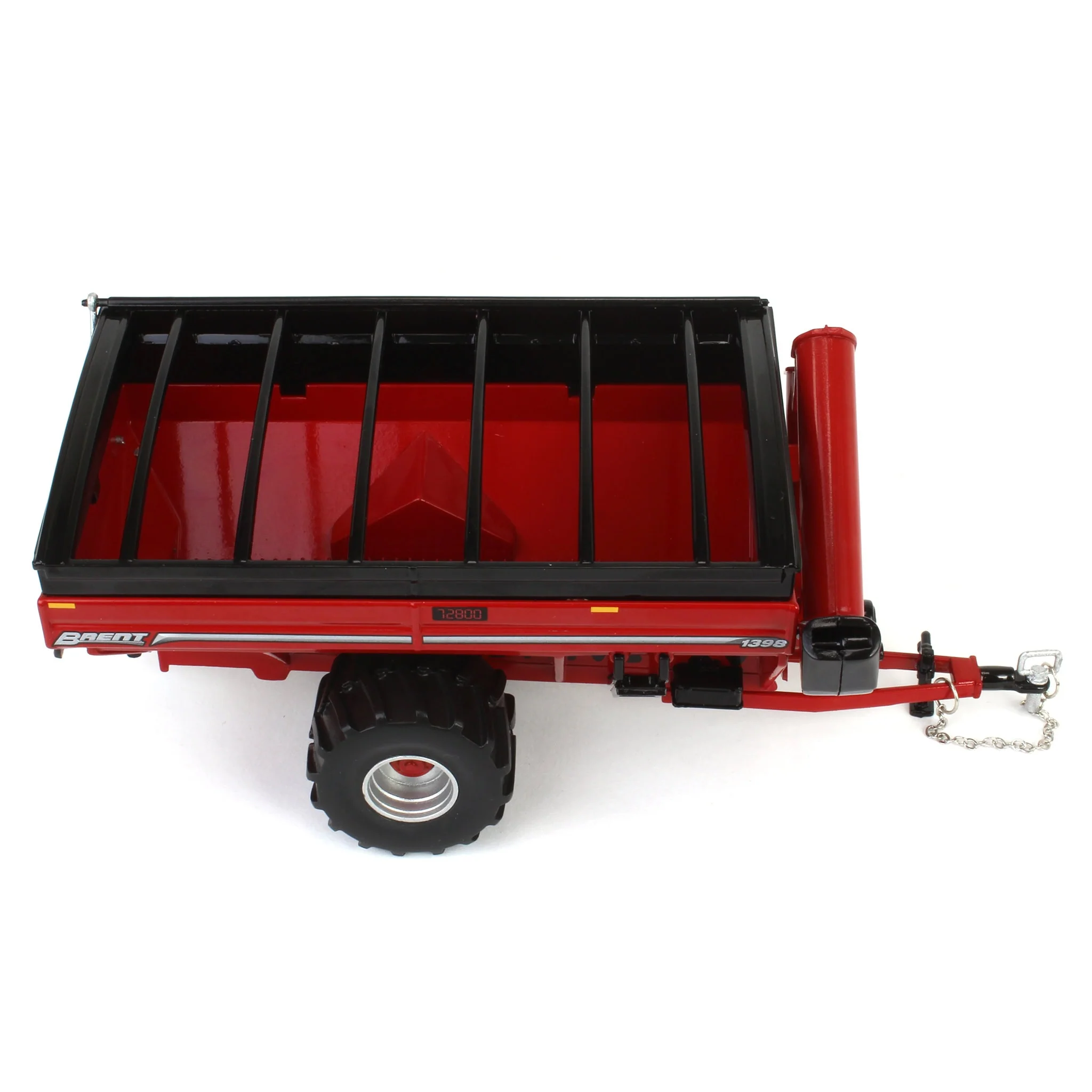 1/64 Brent 1398 Grain Cart with Flotation Tires by SpecCast, Red - Image 5