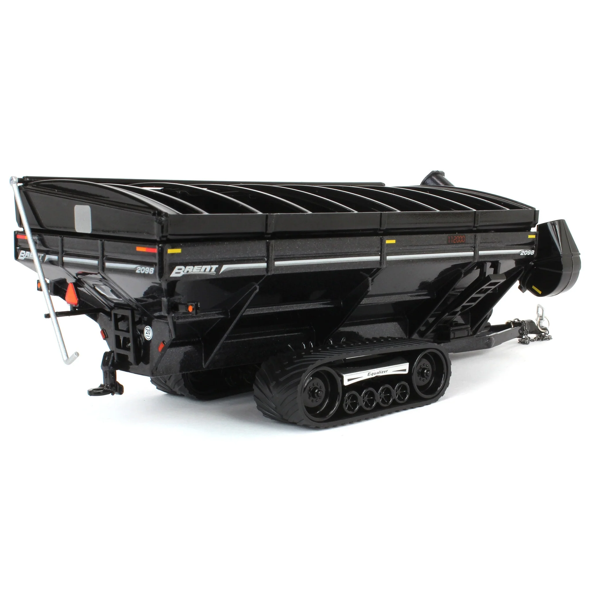 1/64 Brent 2098 Grain Cart with Equalizer Tracks by SpecCast, Metallic Black - Image 3