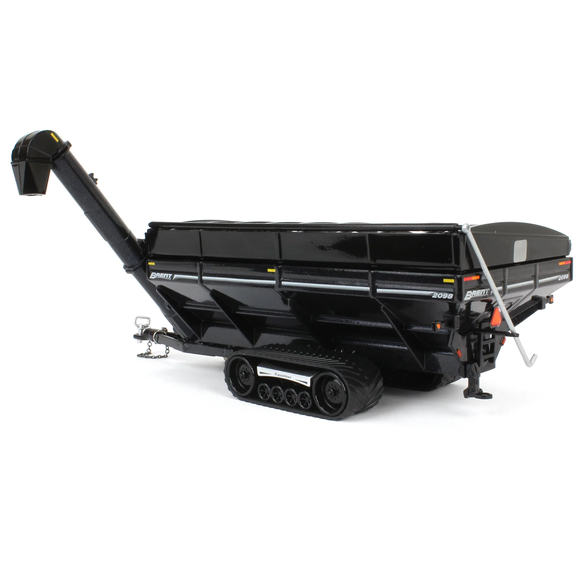 1/64 Brent 2098 Grain Cart with Equalizer Tracks by SpecCast, Metallic Black - Image 4