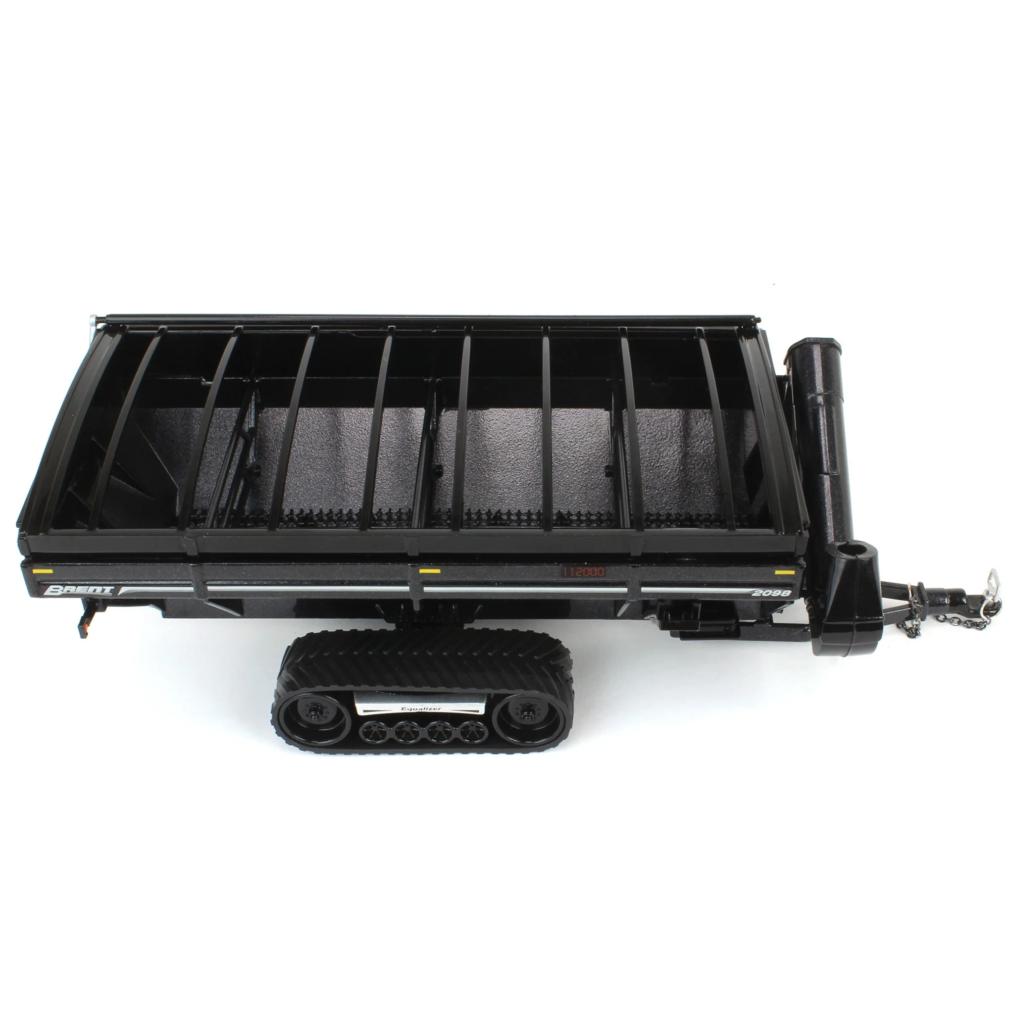 1/64 Brent 2098 Grain Cart with Equalizer Tracks by SpecCast, Metallic Black - Image 5