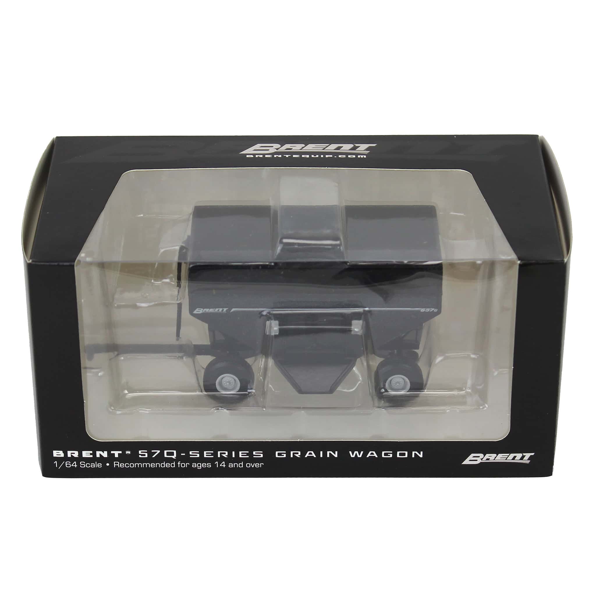 1/64 Brent 657Q Gravity Wagon by SpecCast, Metallic Black - Image 5