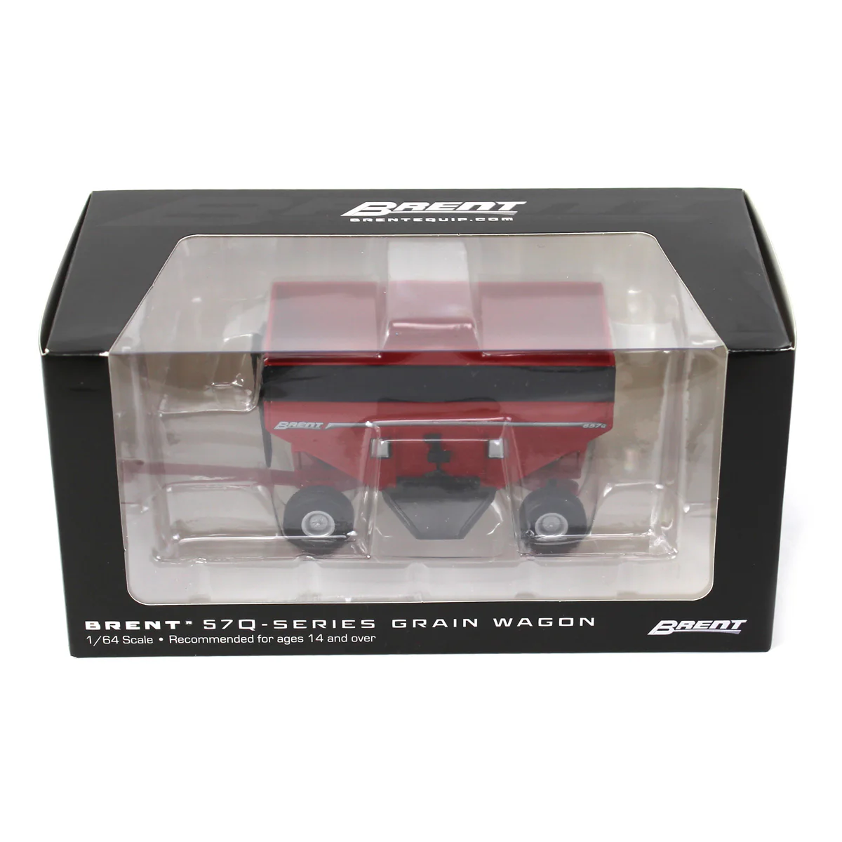 1/64 Brent 657Q Gravity Wagon by SpecCast, Red - Image 5