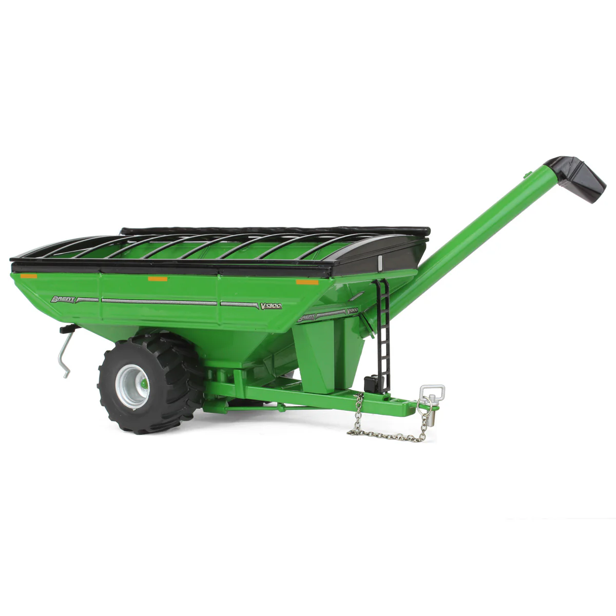 1/64 Brent V1300 Grain Cart with Flotation Tires by SpecCast, Green - Image 2