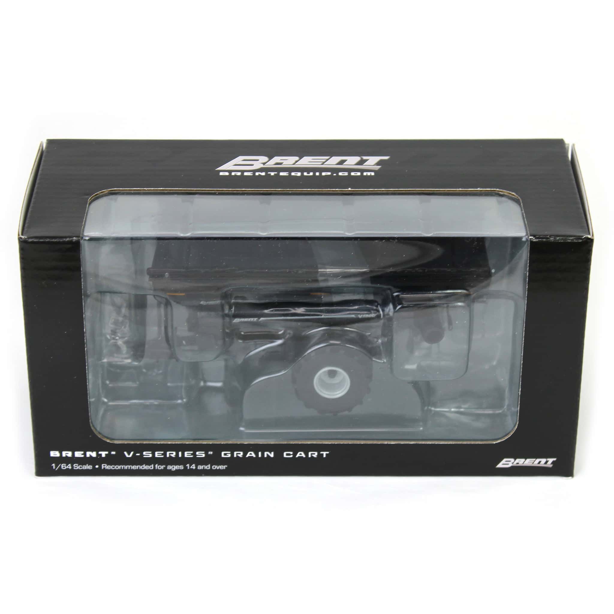 1/64 Brent V1300 Grain Cart with Flotation Tires by SpecCast, Metallic Black - Image 5