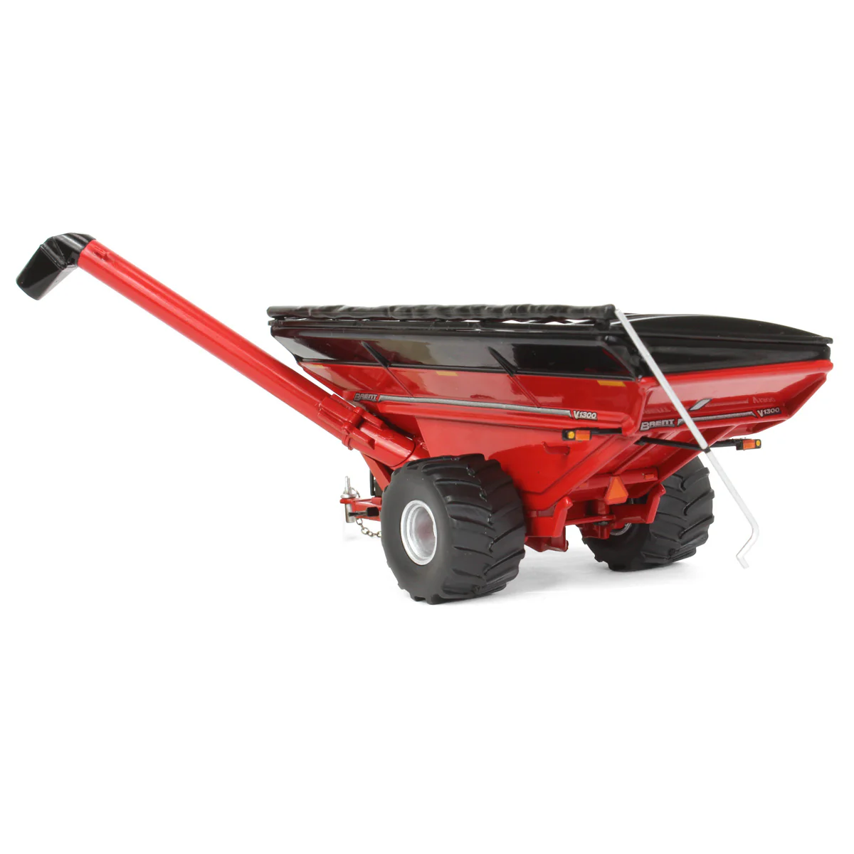 1/64 Brent V1300 Grain Cart with Flotation Tires by SpecCast, Red - Image 4
