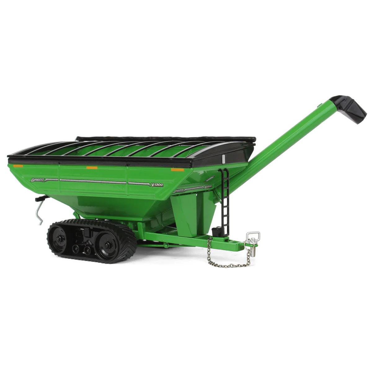 1/64 Brent V1300 Grain Cart with Tracks by SpecCast, Green - Image 2