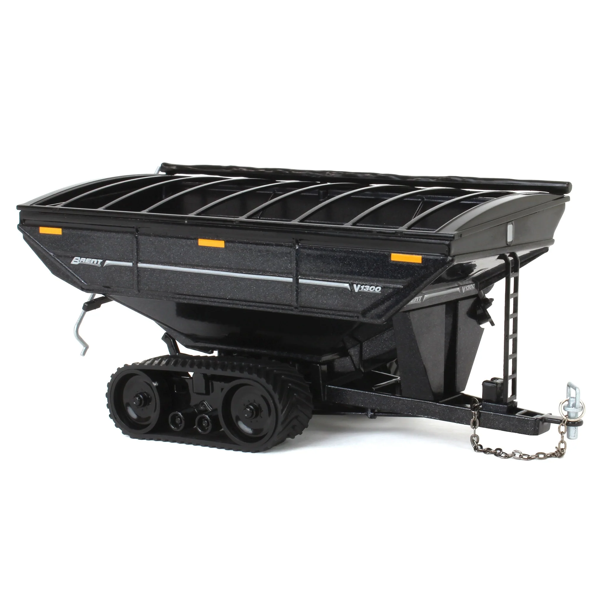 1/64 Brent V1300 Grain Cart with Tracks by SpecCast, Metallic Black - Image 2