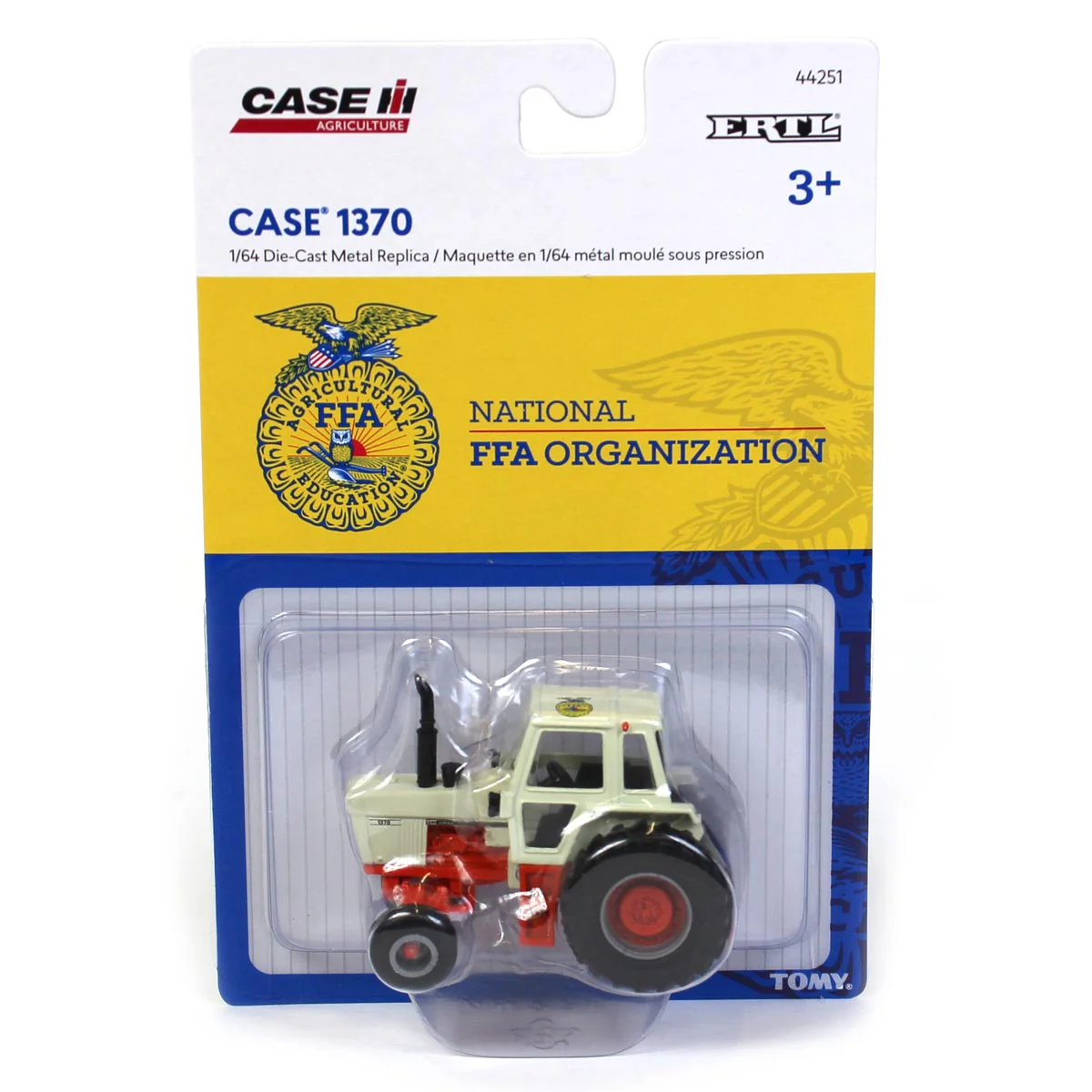 1/64 Case 1370 Tractor with Cab & FFA Logo by ERTL - Image 5