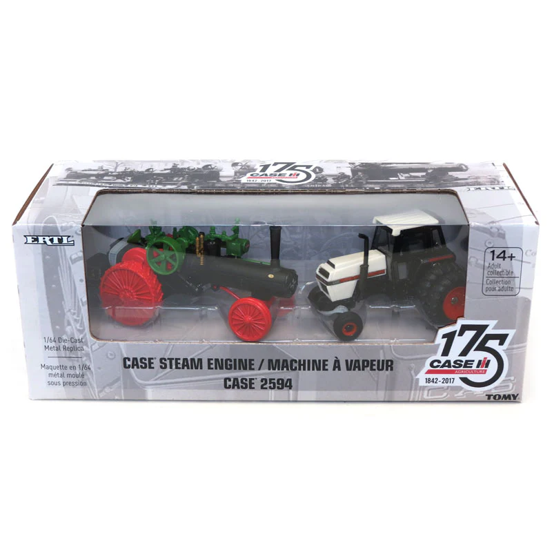 1/64 CASE 2594 & Steam Engine 175th Anniversary 2 Piece Set by ERTL - Image 8