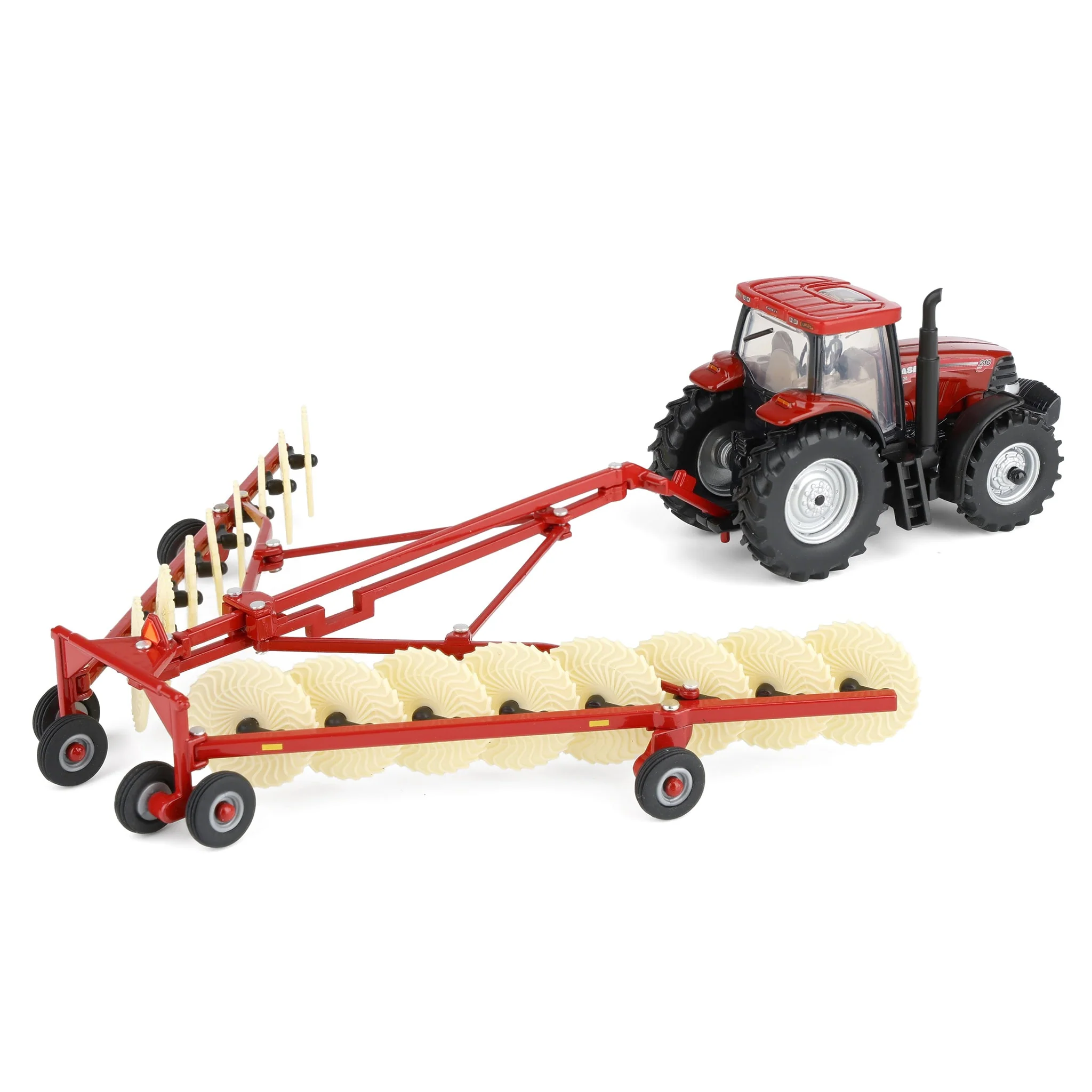1/64 Case IH Haying Set with Tractor, Baler, Mower & Hay Rake by ERTL - Image 4