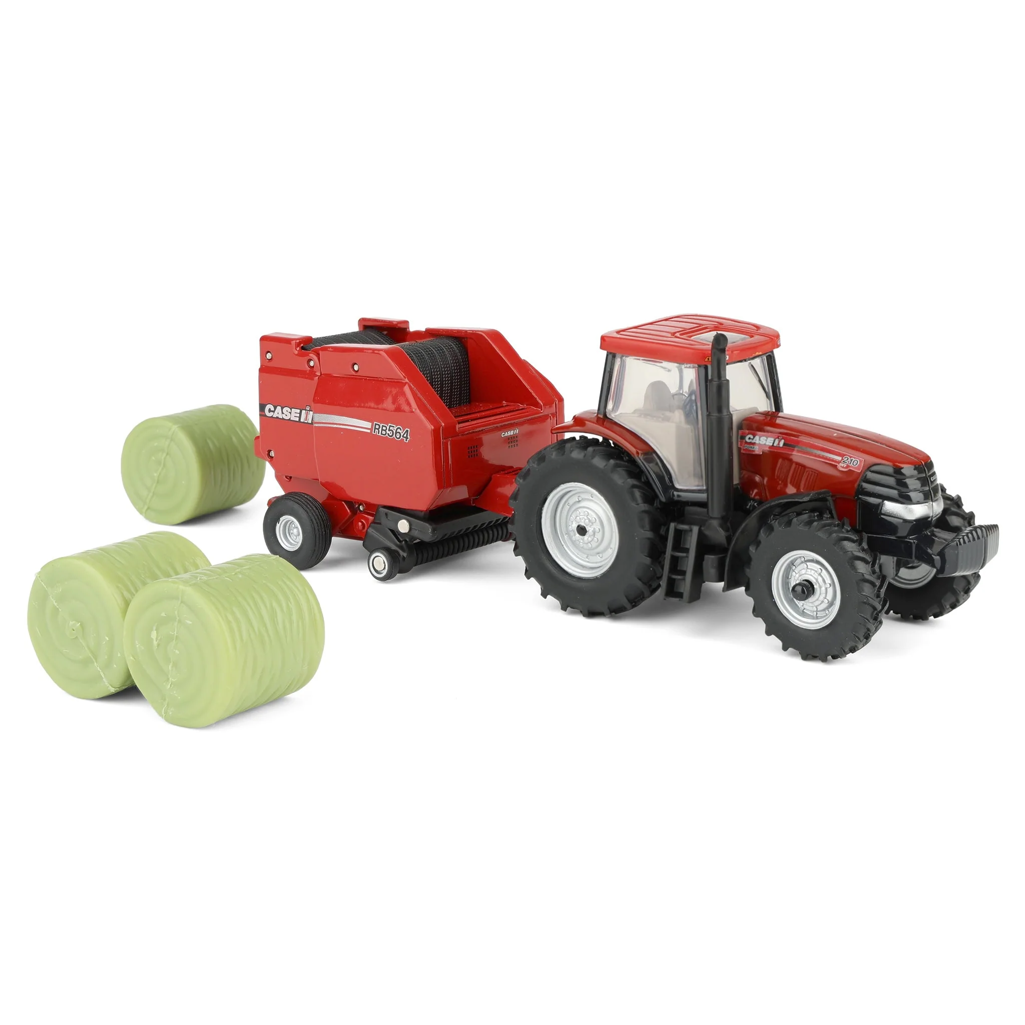 1/64 Case IH Haying Set with Tractor, Baler, Mower & Hay Rake by ERTL - Image 5